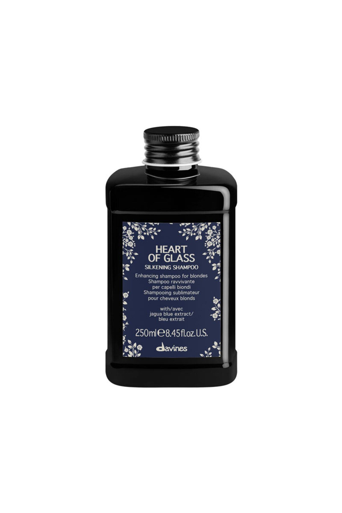 Davines-Heart Of Glass - Blue Care and Toning Shampoo for Blonde Hair (250ml) 1