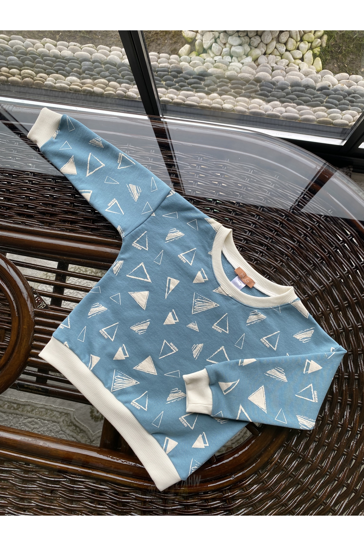 سویشرت پسرانه آبی HUG | HUG-350 اورجینال - تصویر 5