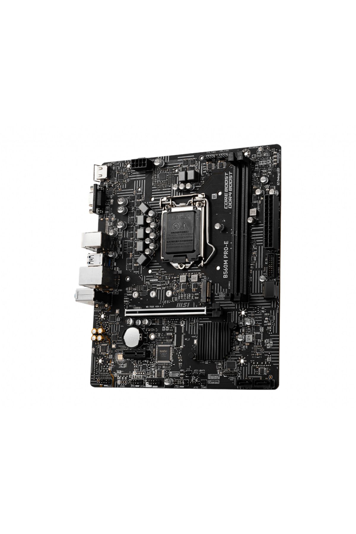 MSI-B560M PRO-E DDR4 4800MHZ 1XVGA 1XHDMI 1XM.2 USB 3.2 MATX 1200P (10 VE 11GENERATION CPU COMPATIBLE) 3