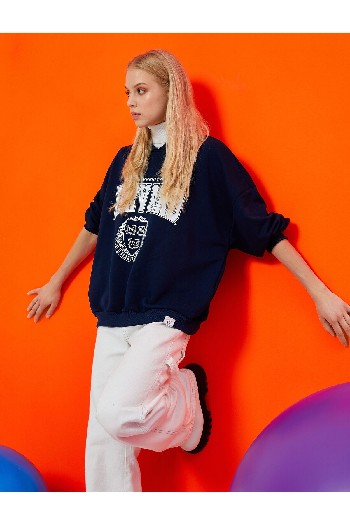 Harvard discount oversized sweatshirt