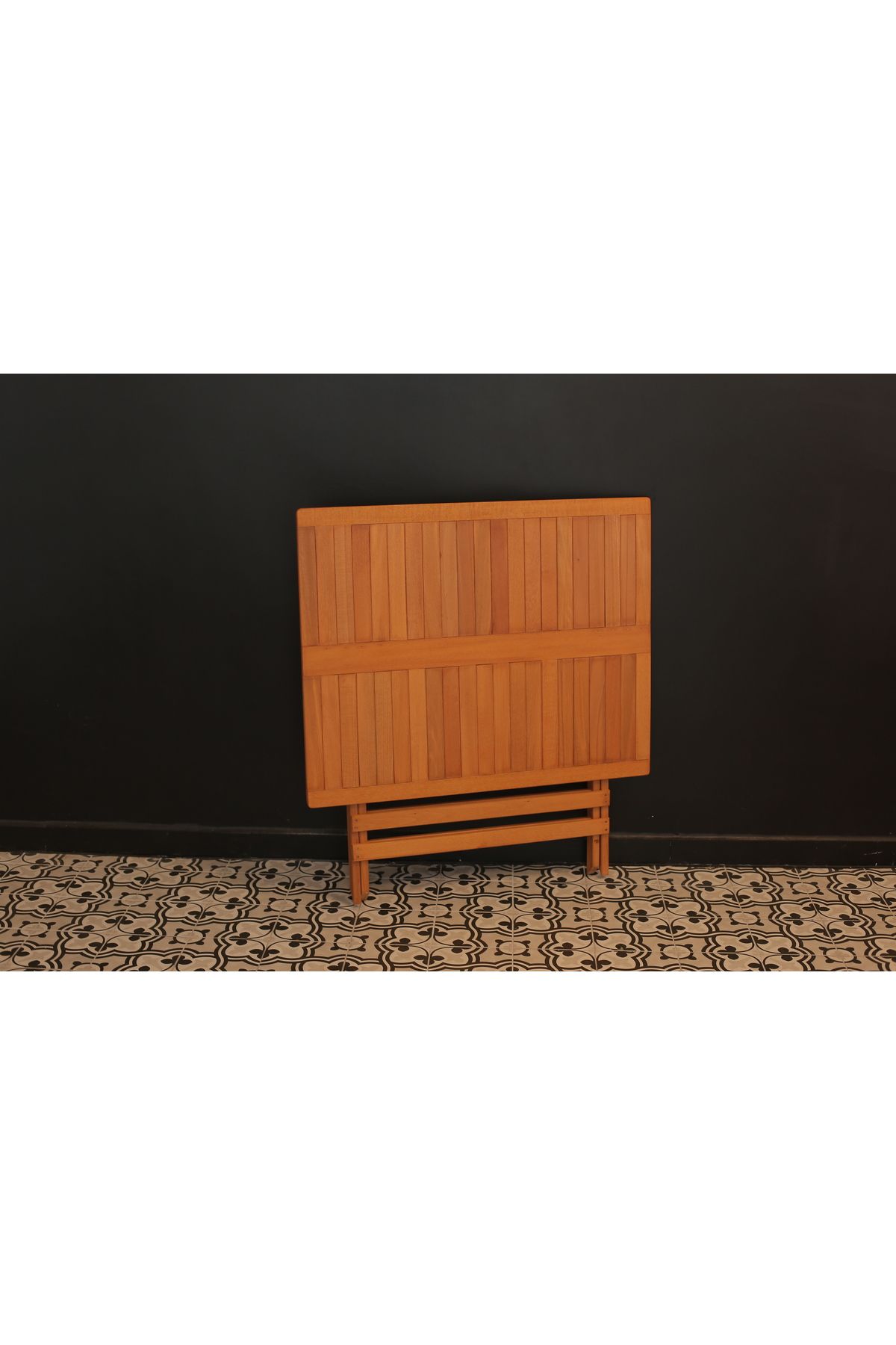 ayzenbi Rejisör Masa Sandalye Seti 75x95 Katlanabilir Bahçe Balkon Teras Mutfak Masası 2+1