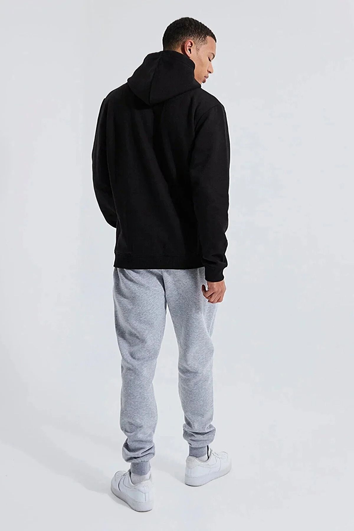 3D Kalite Men s Oversize Hooded Tracksuit Bottom Top Set Trendyol
