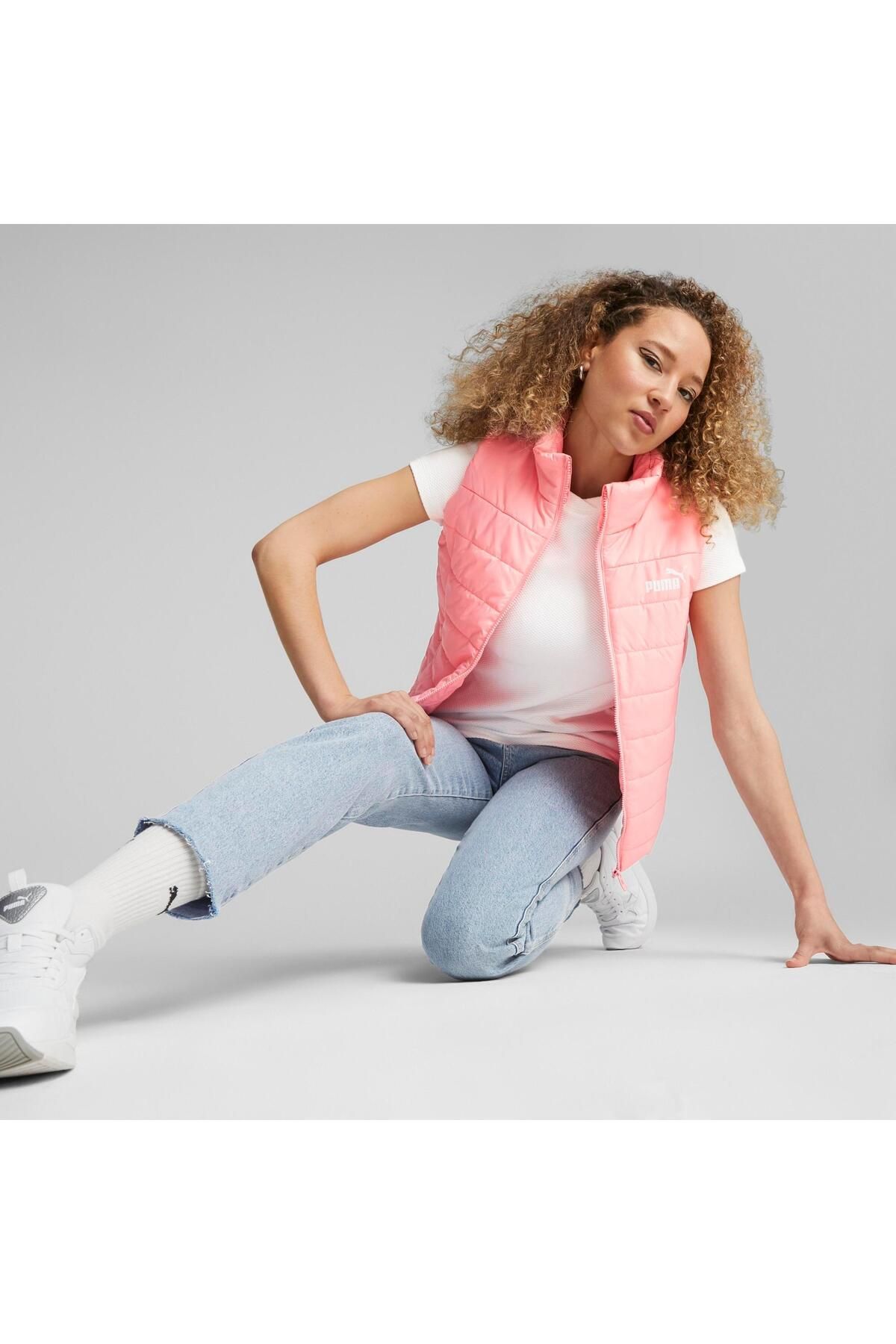Puma جلیقه زنانه دار Ess 84894163 صورتی