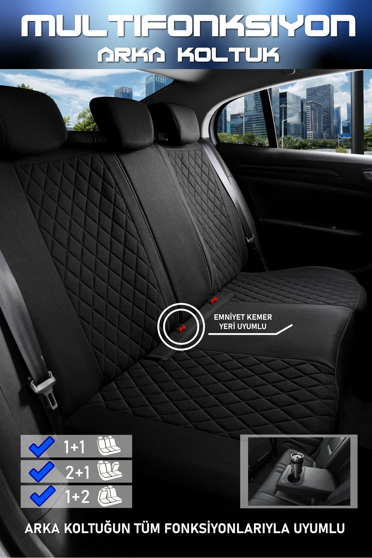 PlusOto Chevrolet Cruze Compatible Moon Series Leather Black Car