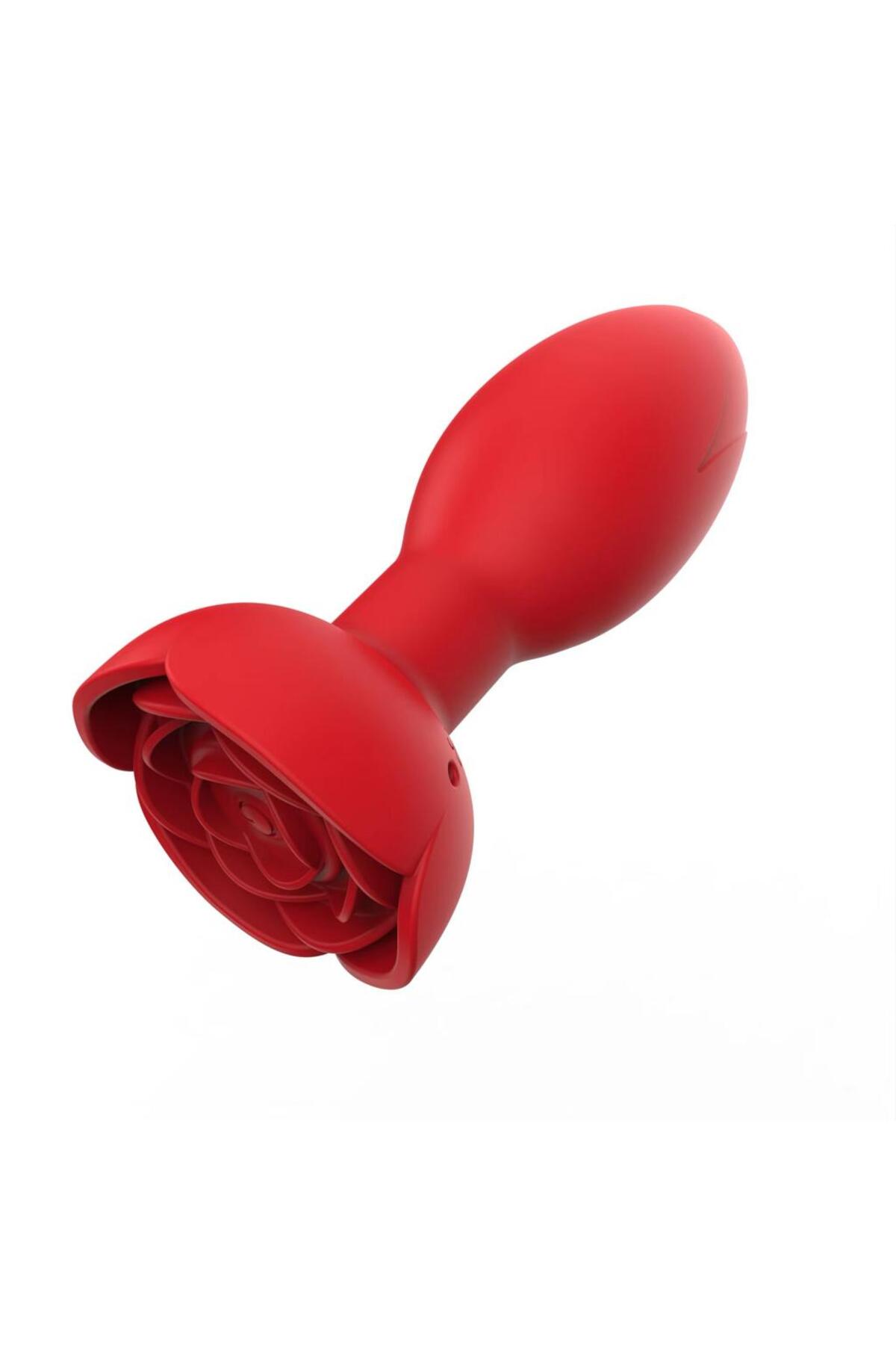 10 Titreşim ve 10 Rotasyon Modlu Uzaktan Kumandalı Şarj Edilebilir Rose Vibratör 4