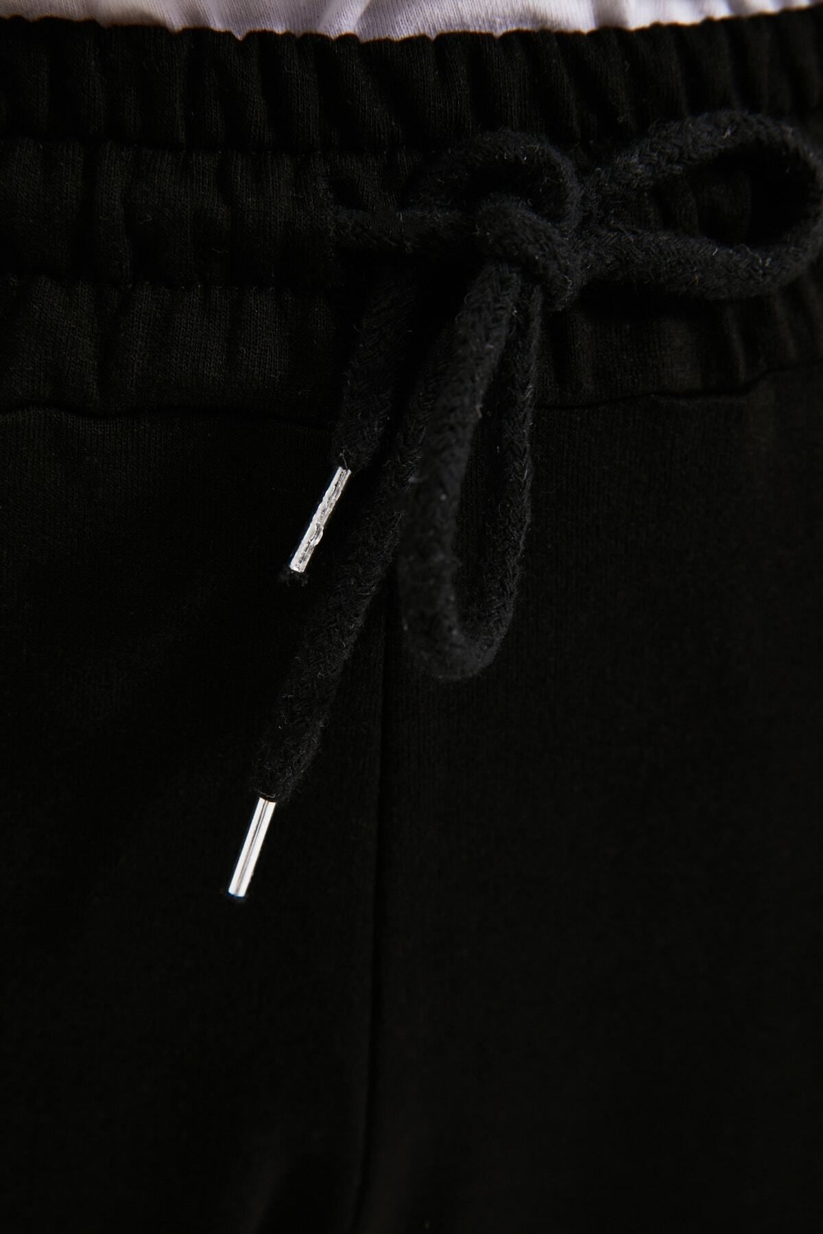 Trendyol Collection-Schwarze Basic Jogger Dünne Strick-Jogginghose TWOAW21EA0194 5