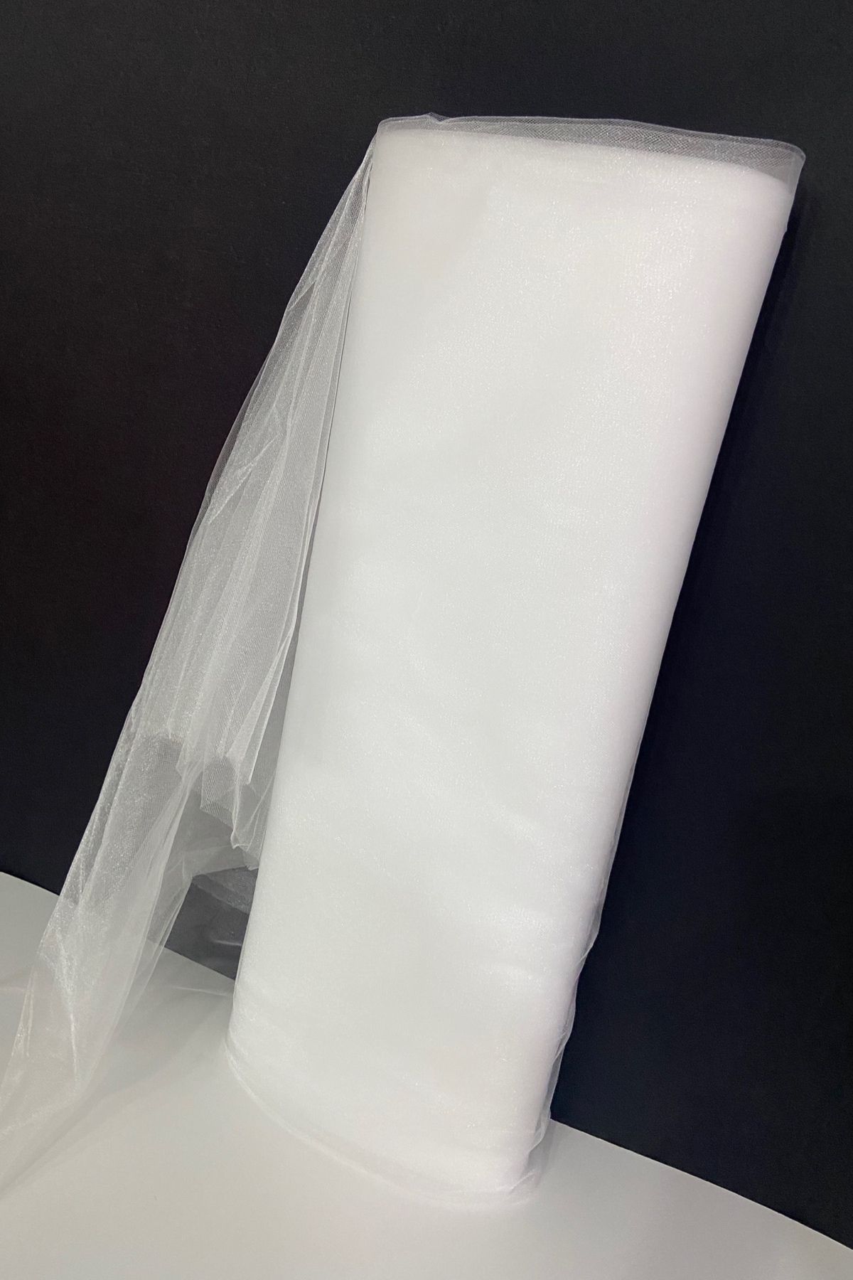 ZEYMERADE-White Bundle Decoration Tulle, Promise Engagement Dowry Door Birthday Bridal Bride Party Gift Ornament, 100x300cm 2