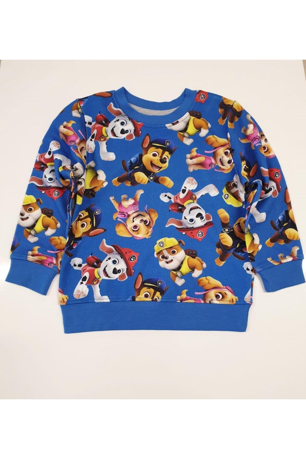 سویشرت پسرانه آبی SeaBubbles | ST04742 اورجینال - تصویر 2