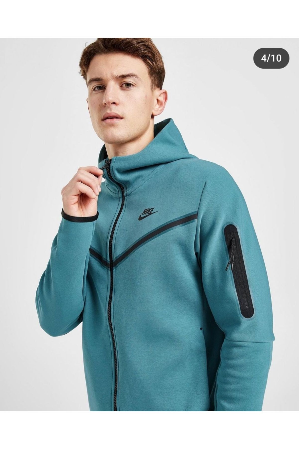 Nike tech blue hoodie discount