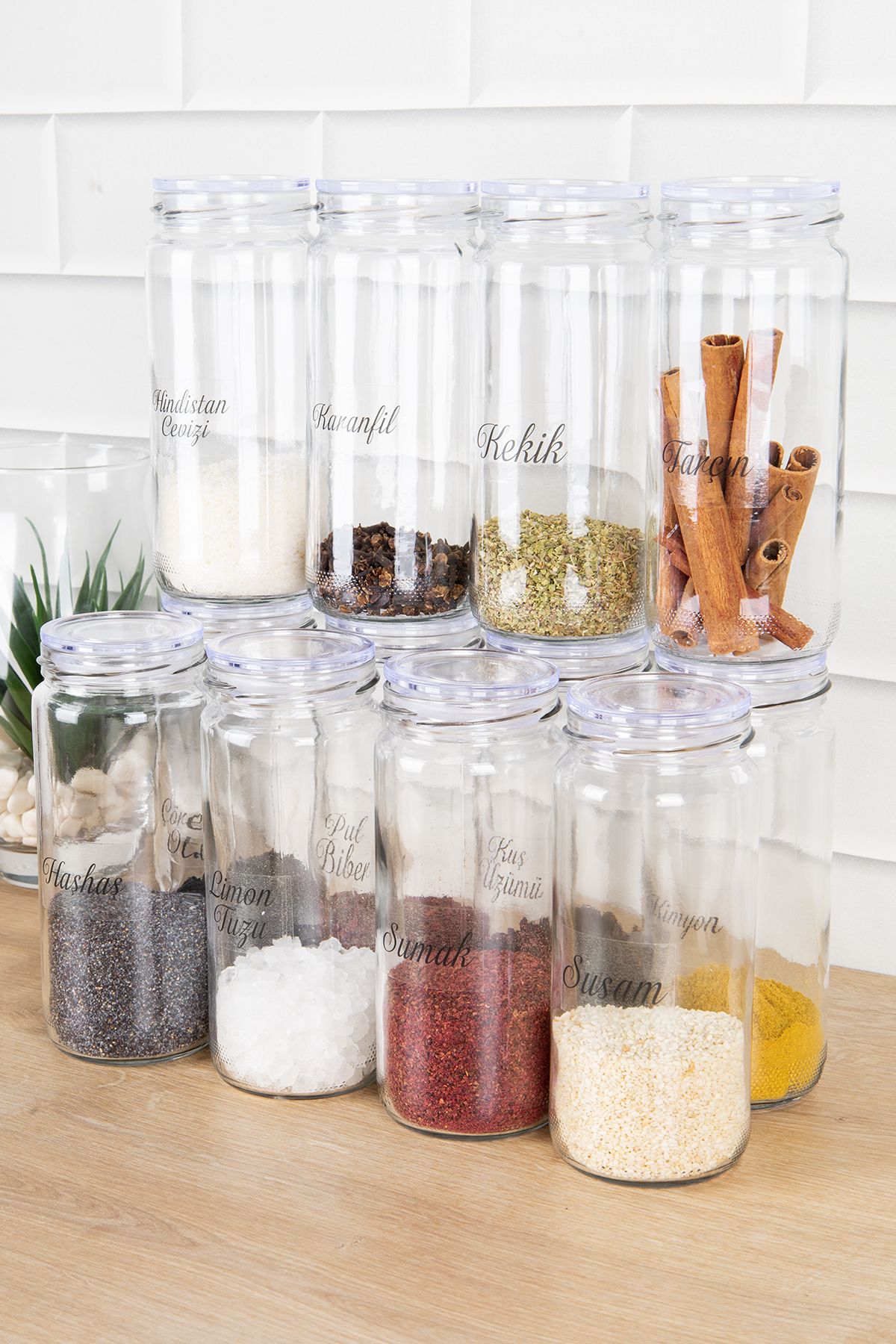 Glass spice 2025 shaker jars