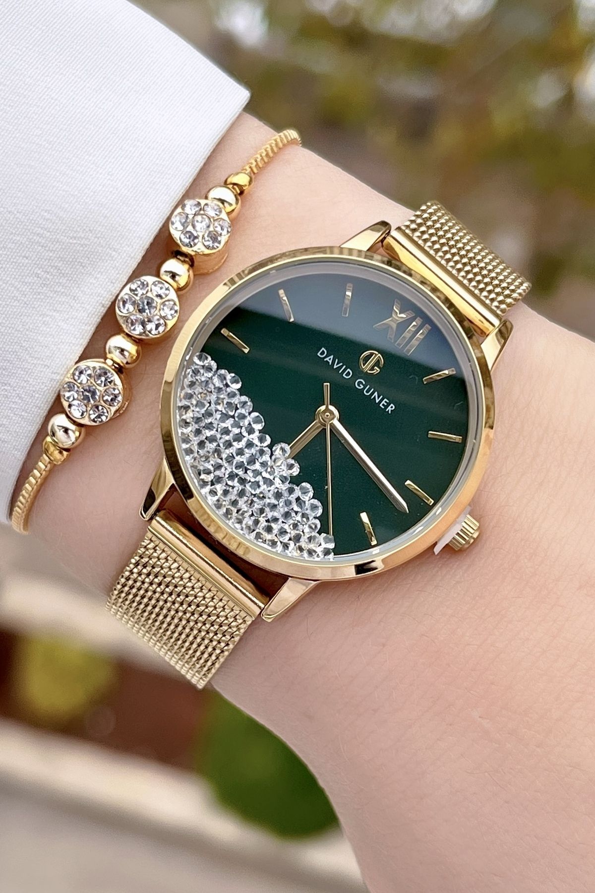 Gold colored watches sales