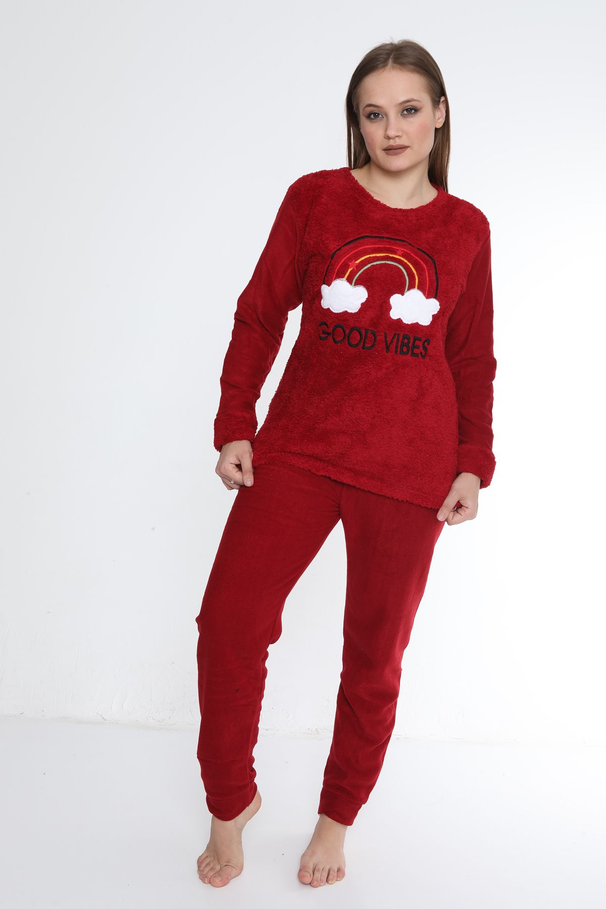 FAMES P JAMA Good Vibes Wellsoft Thick Fleece Winter Women s