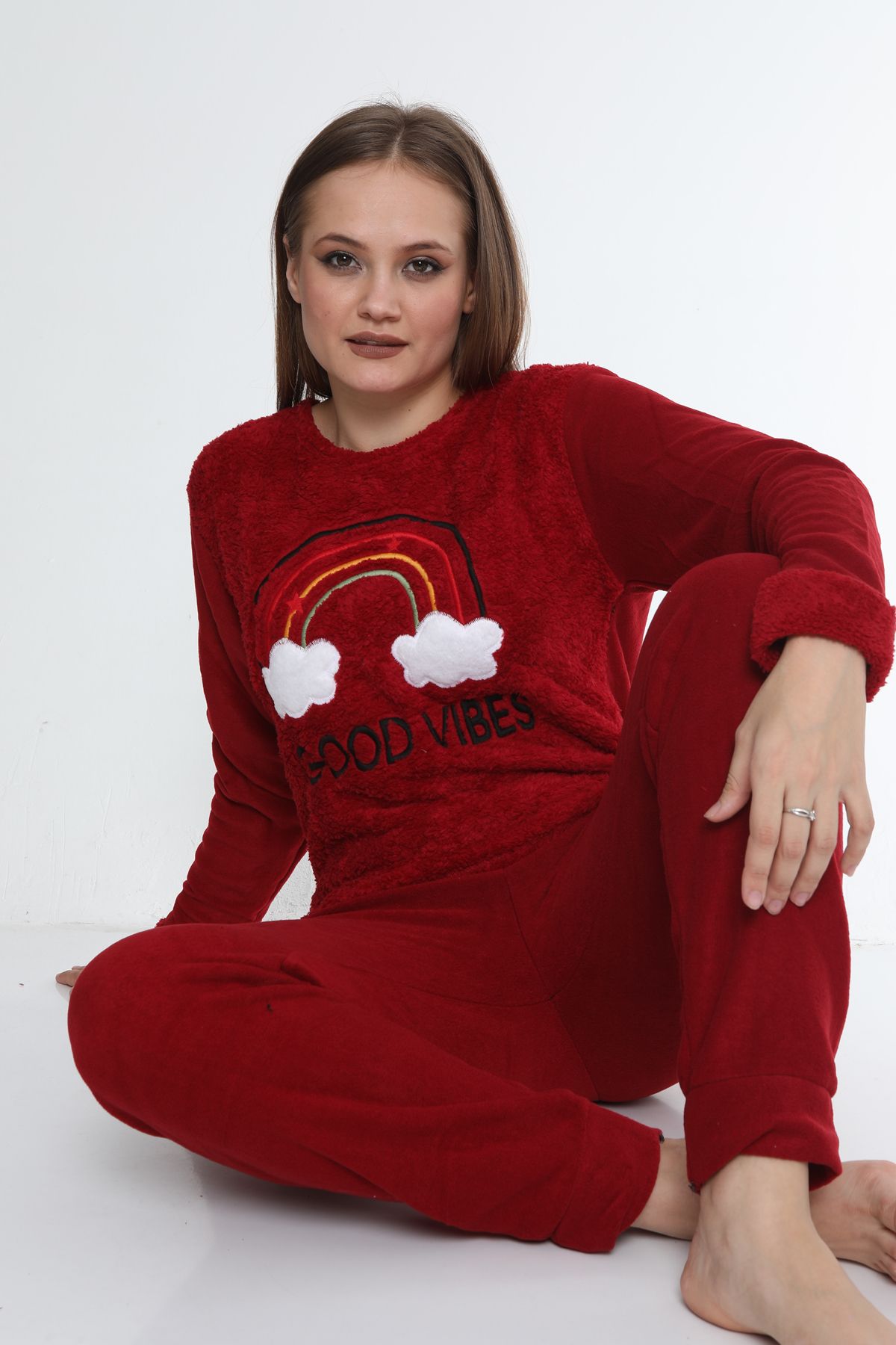 FAMES P JAMA Good Vibes Wellsoft Thick Fleece Winter Women s