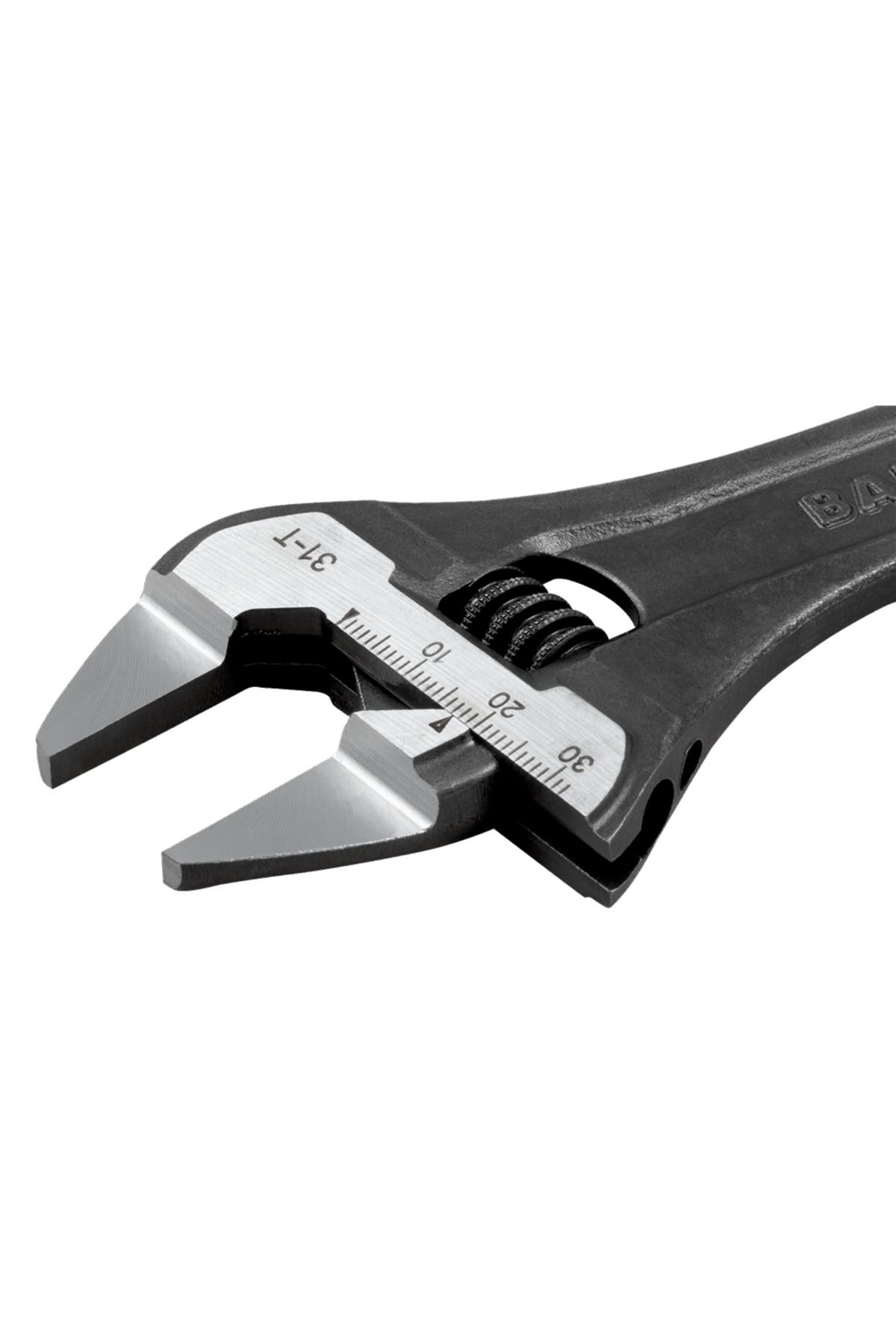 Bahco-Adjustable Wrench with Serrated Pipe Jaws and Thin Jaws 31-t 3