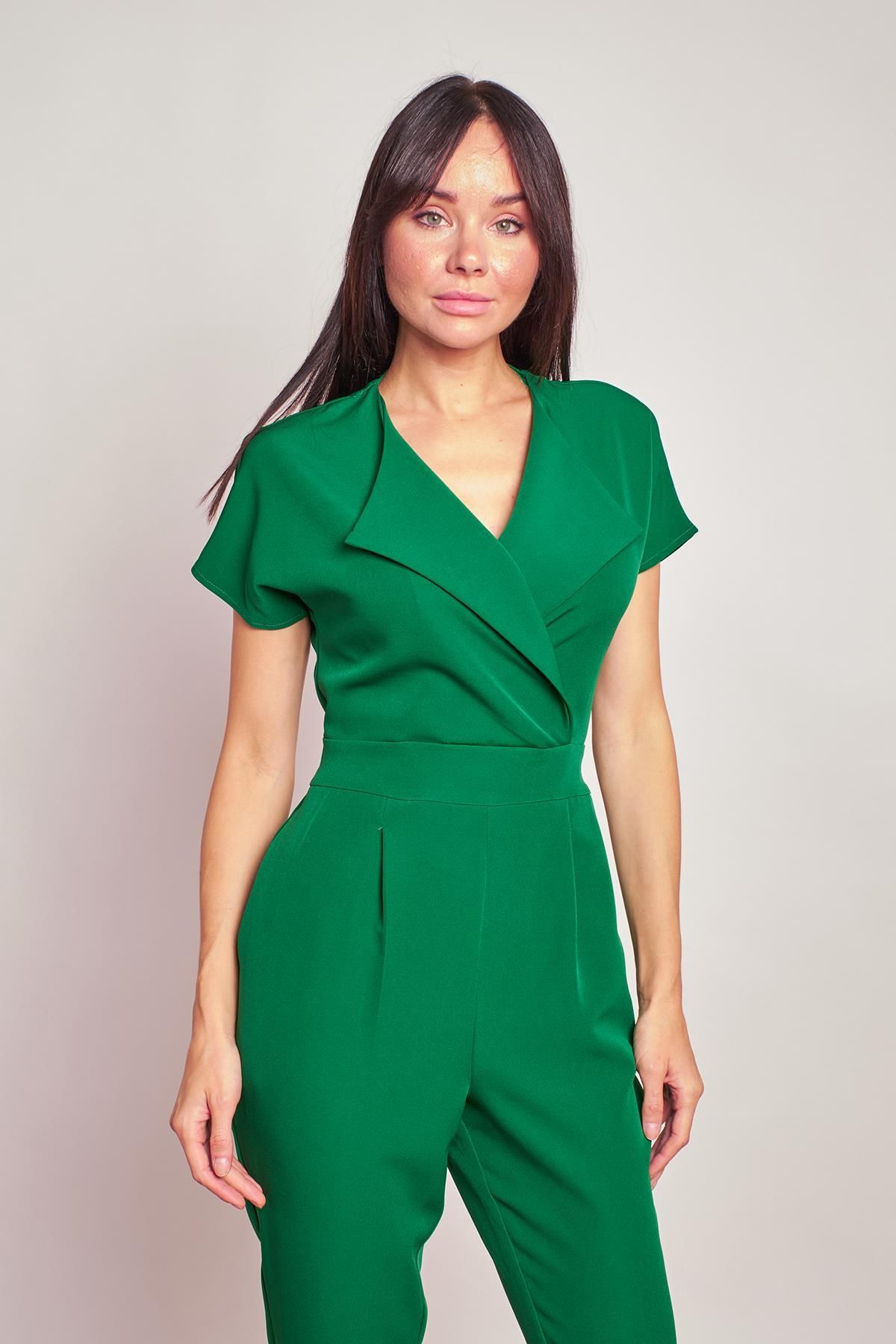 Green shop lycra jumpsuit