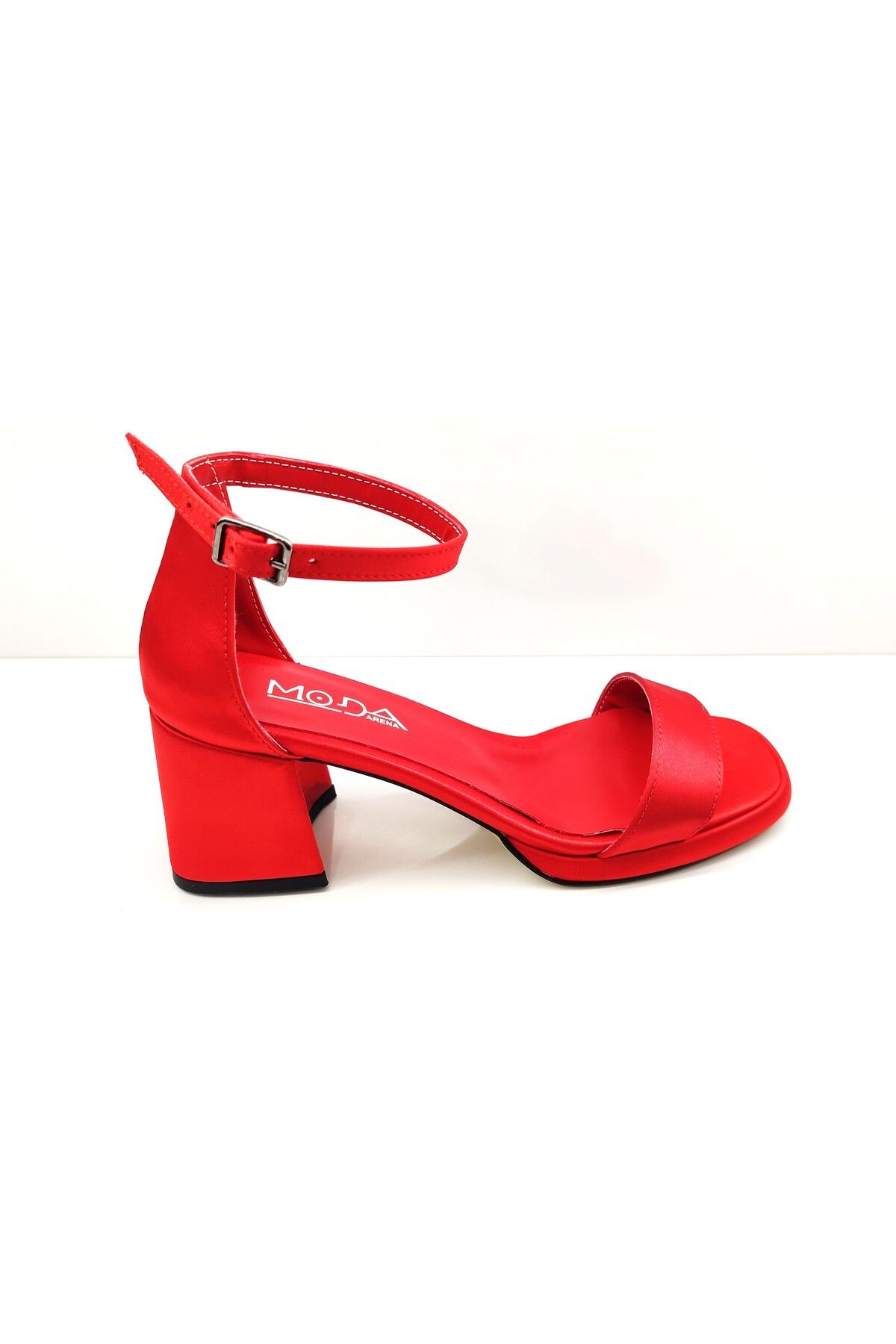 کفش مجلسی قرمز زنانه عصر مودا آرنا AYA000603 RED SATIN 39 FELES