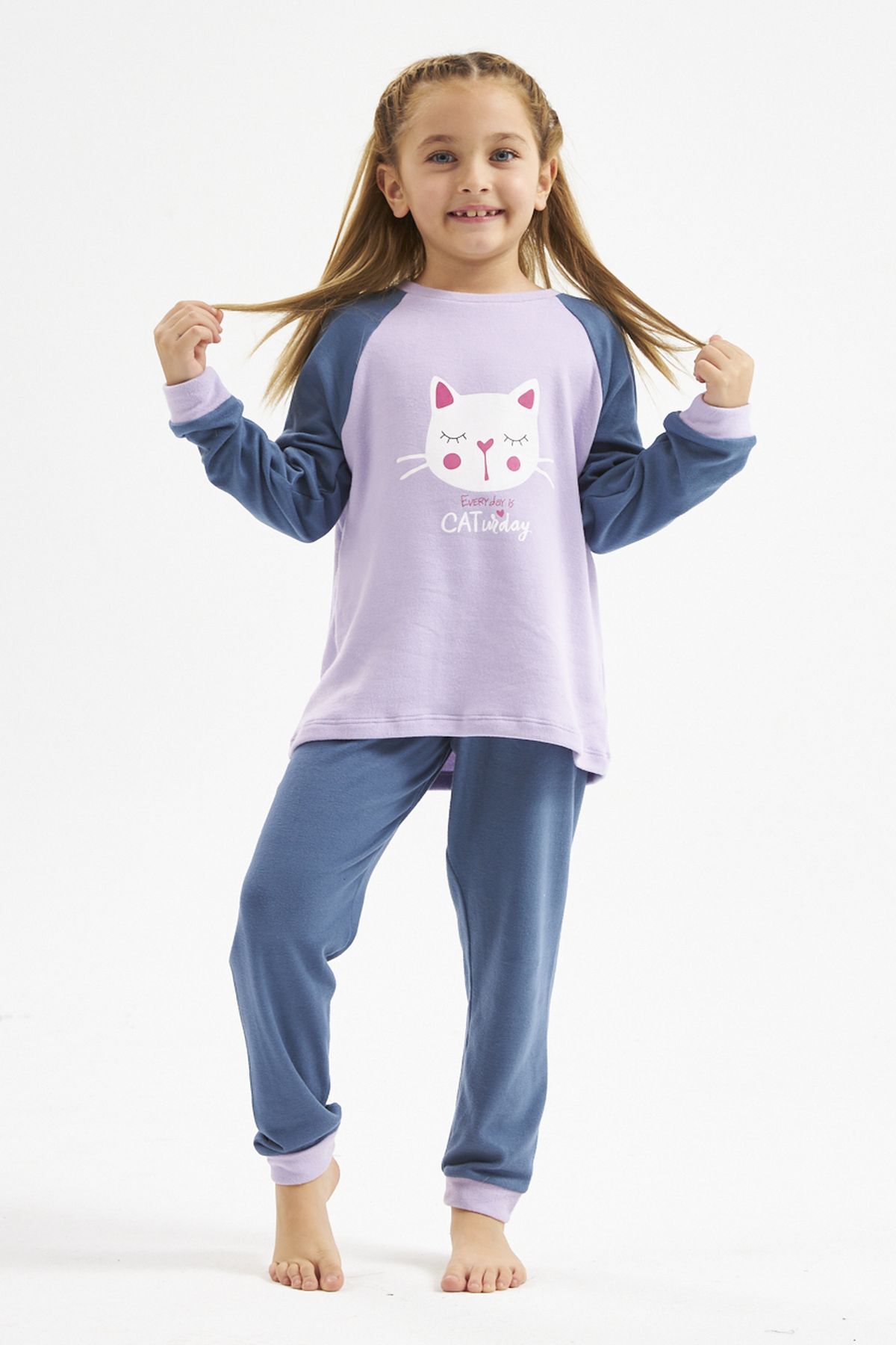 LILIAN Costum De Pijama Pentru Copii Dream On Liliac Femeie - 9–10 years