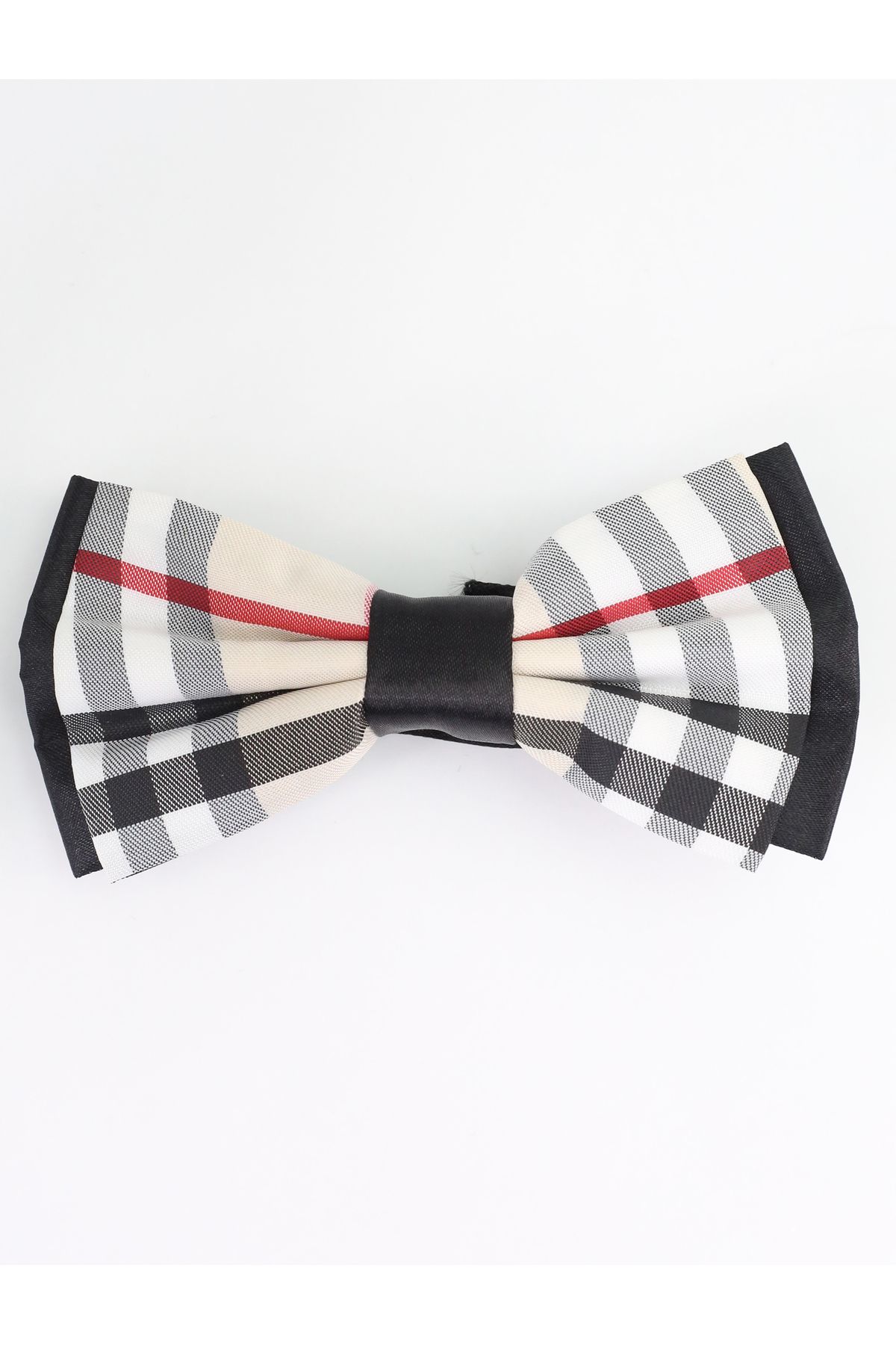 SIRRI Papion În Carouri 10cm X 6 Cm Bej Masculin - Single Dimension