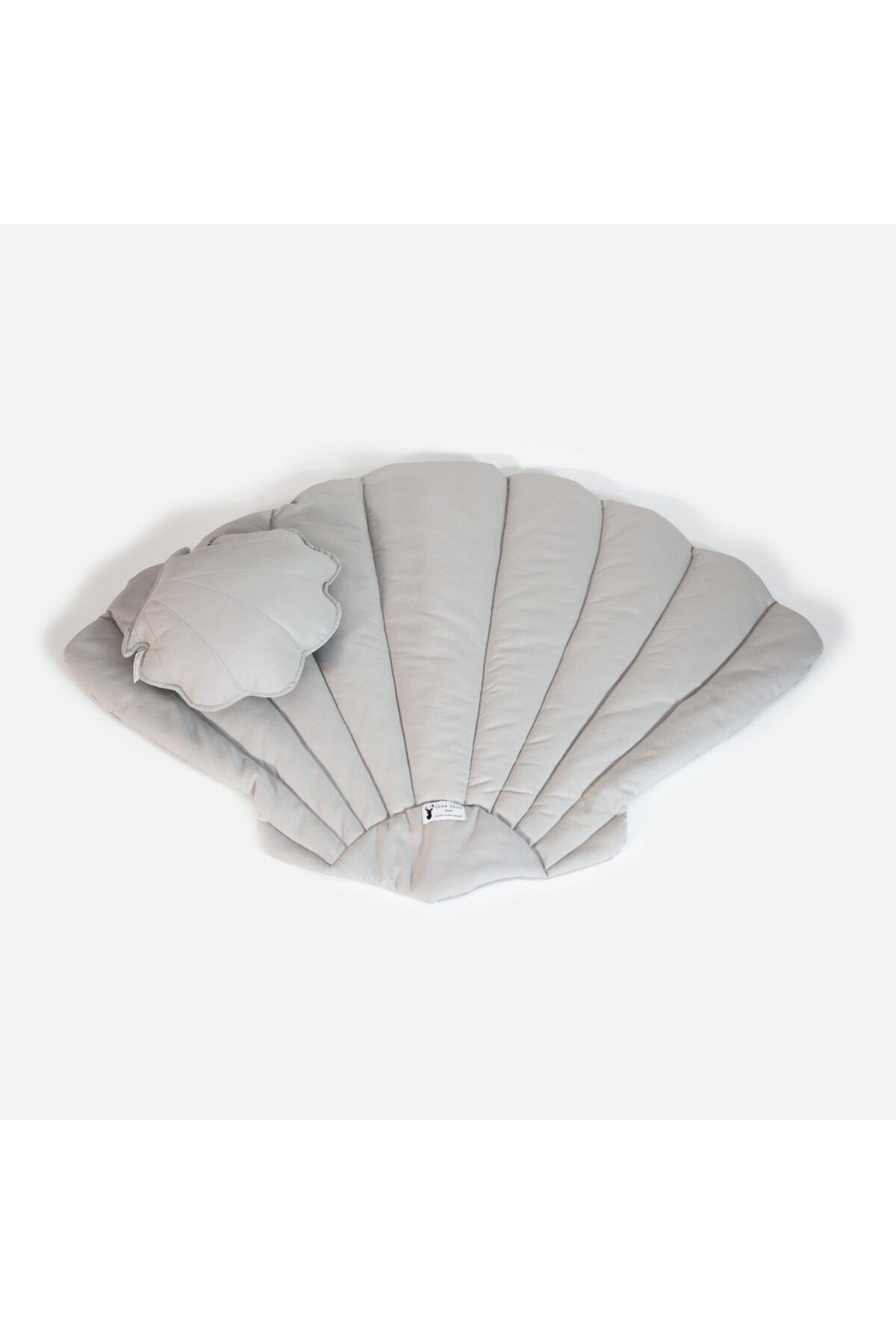 Dear Deer Love Oyun Halısı - Gri Shell - Deniz Kabuğu Minder fotoğrafı 7 (önizleme)