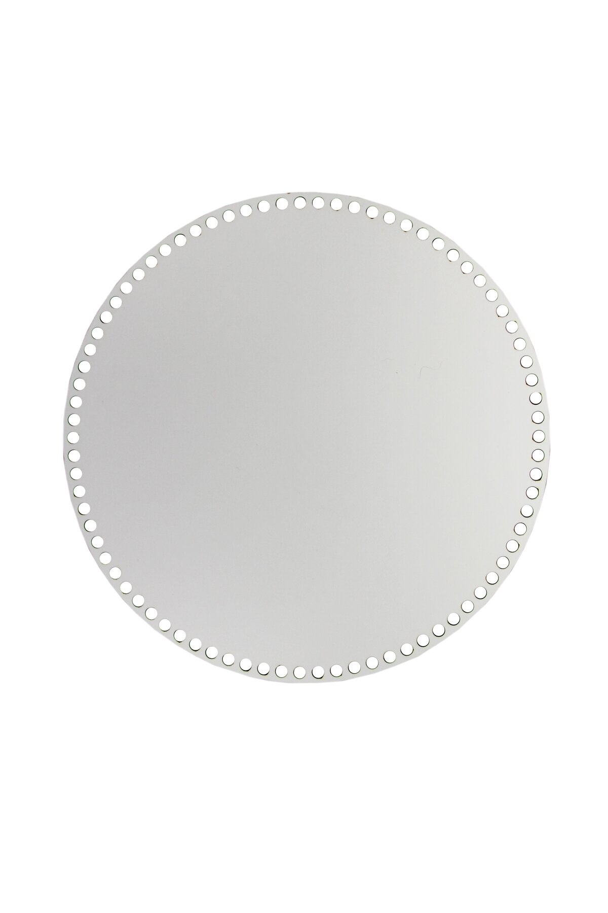 aladepo Ahşap Sepet Tepsi Tabanı 35 cm Yuvarlak Ceviz Çift Yüz 3mm