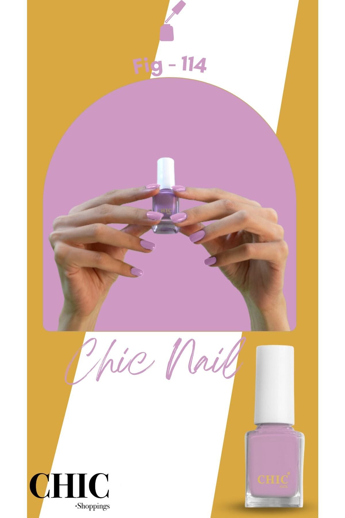 لاک ناخن یاسی Fig 114 Chic Nail