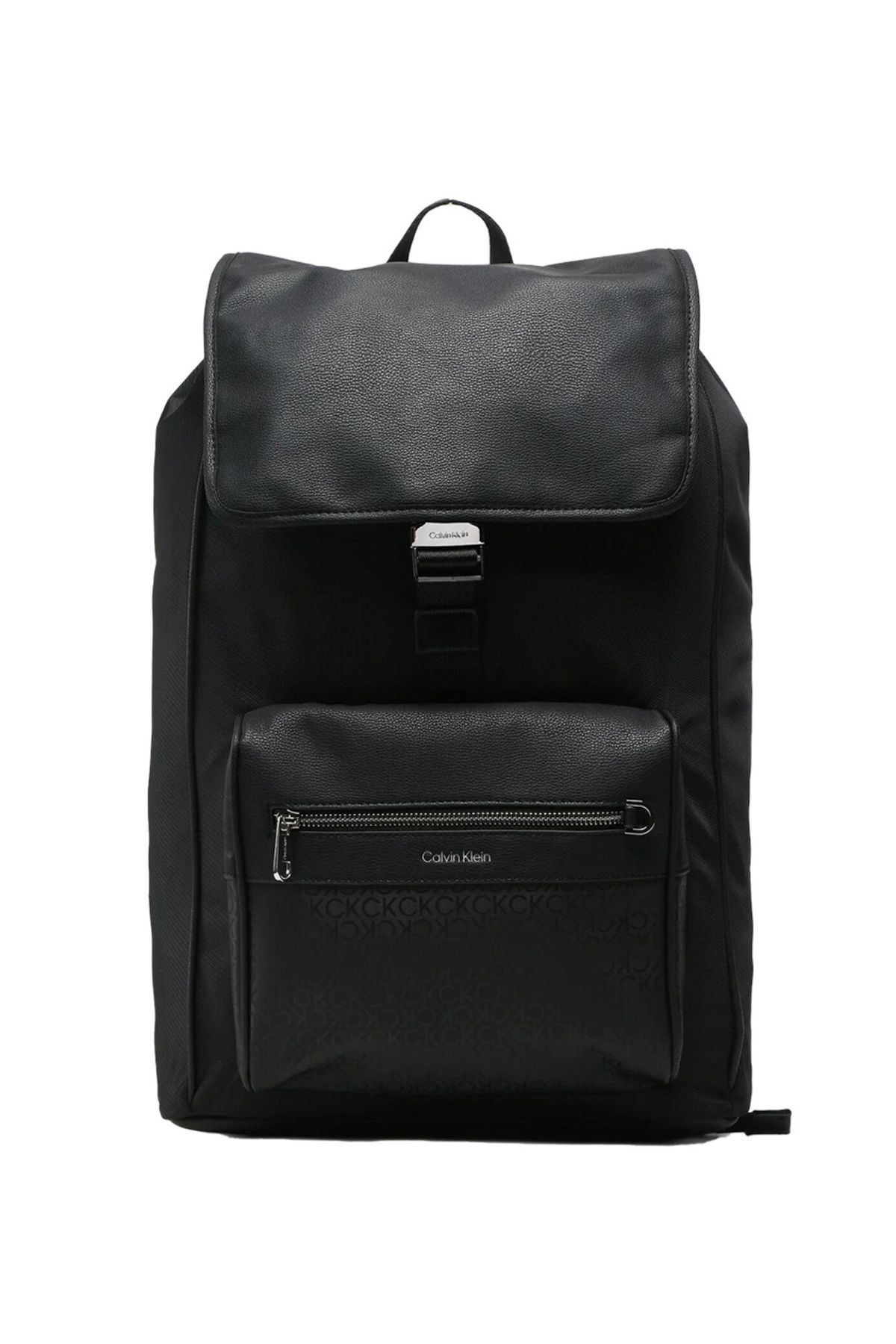 Calvin Klein Black Men s Backpack CK ELEVATED FLAP BP W PCKT