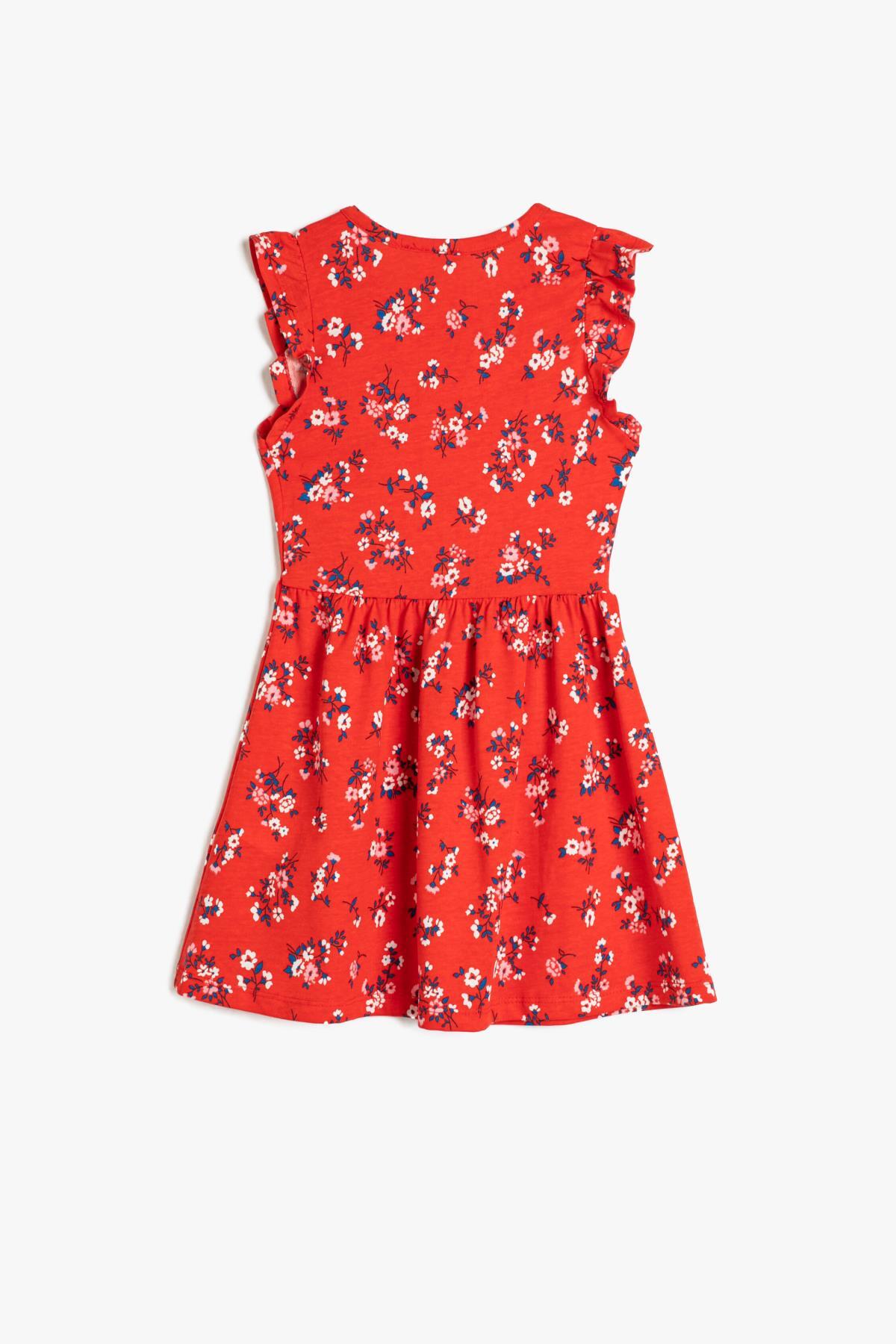 لباس مجلسی دخترانه قرمز کوتونKoton | 23YY59000373 اورجینال - تصویر 2