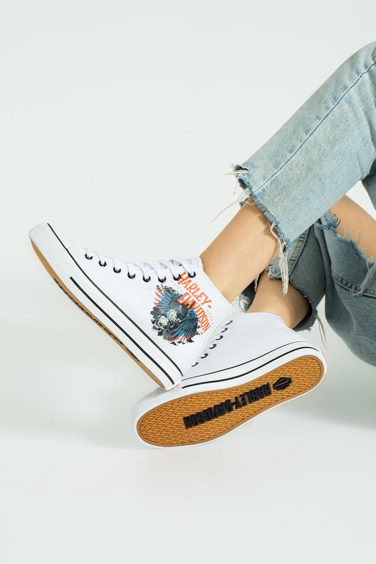 Harley davidson sales low top converse