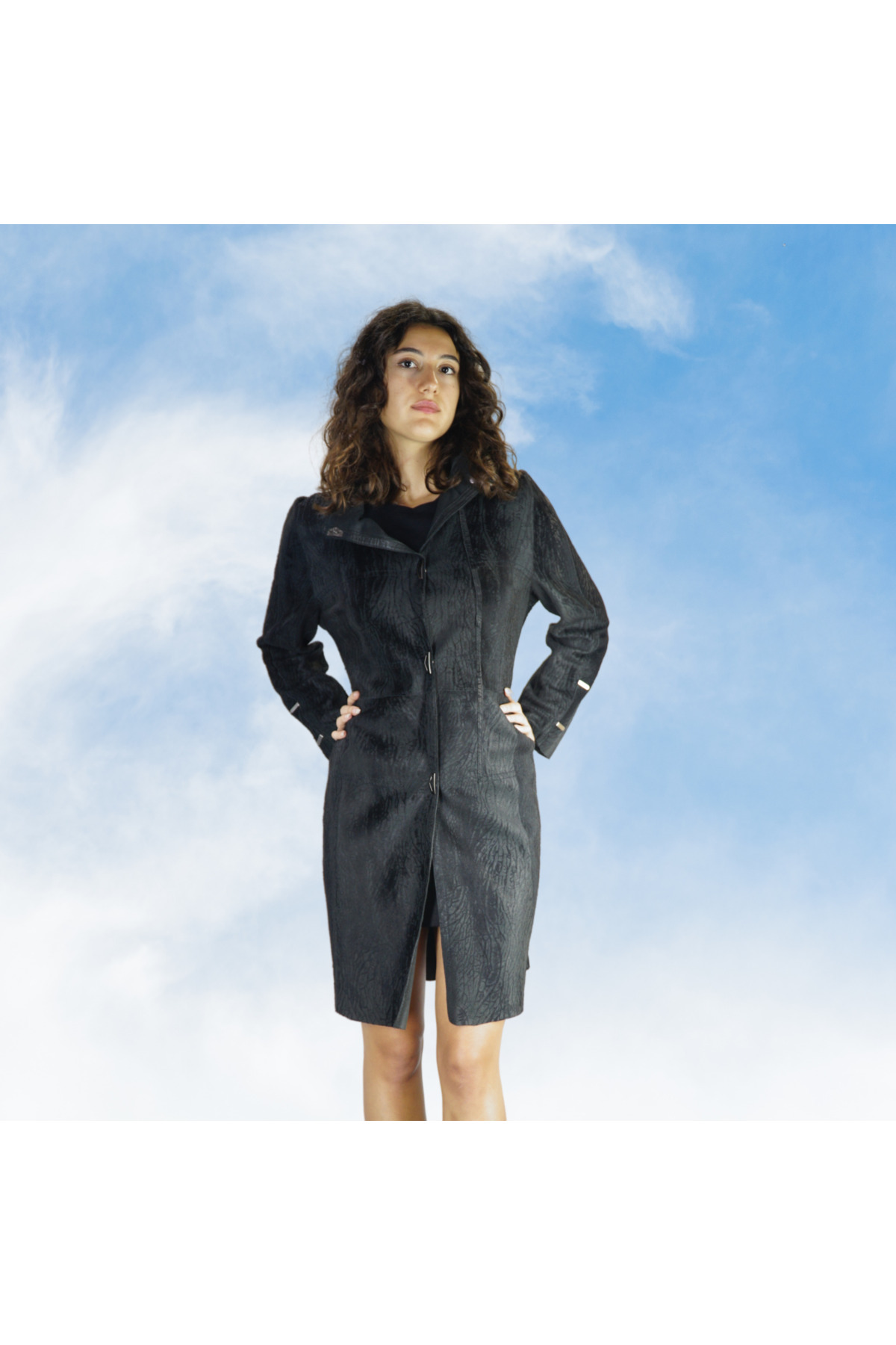 Xpuntofur  Kadın Çift taraflı Palto - Görsel 3