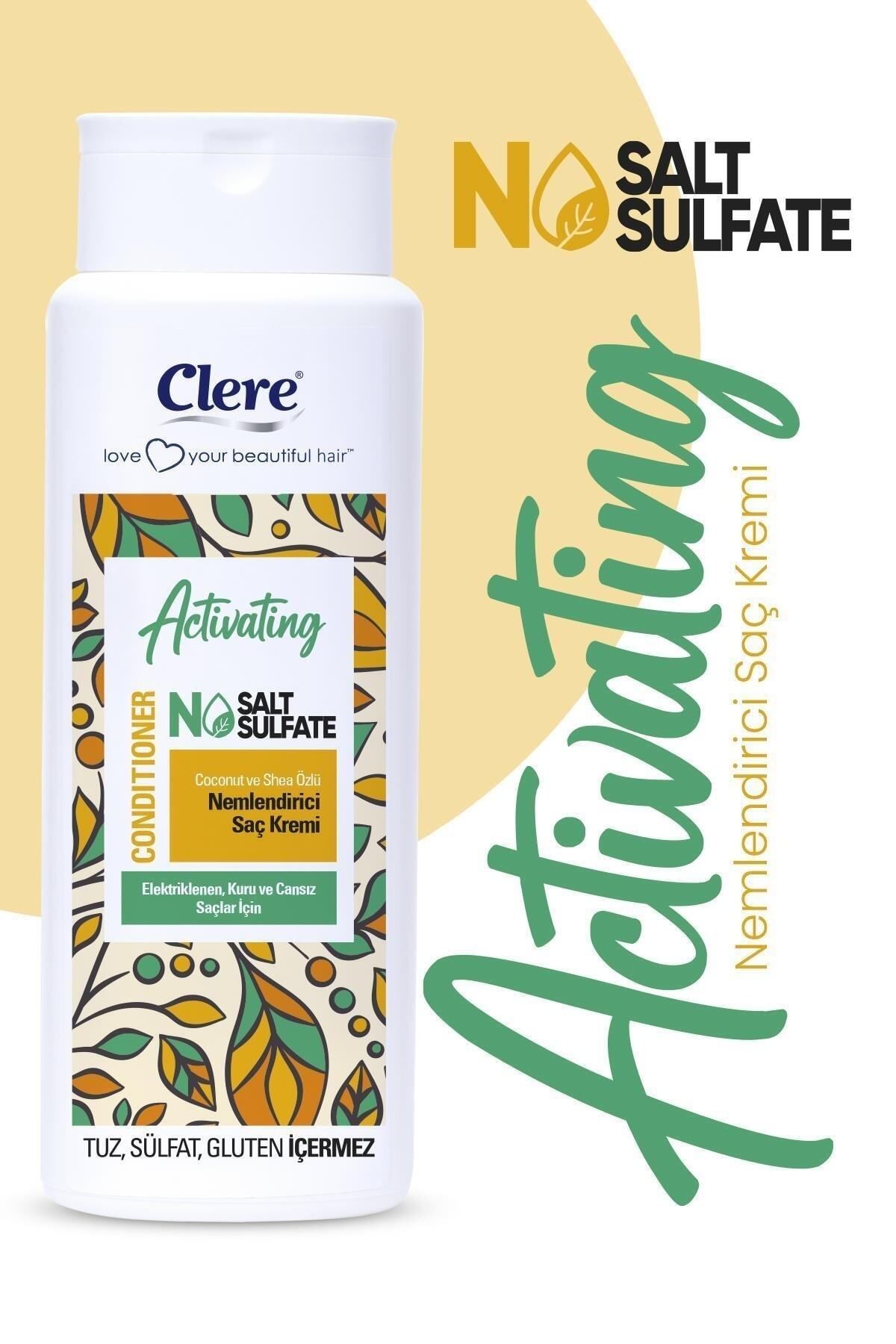 Clere-Activating Coconut and Shea Extract Anti-Stretch Moisturizing Conditioner 3