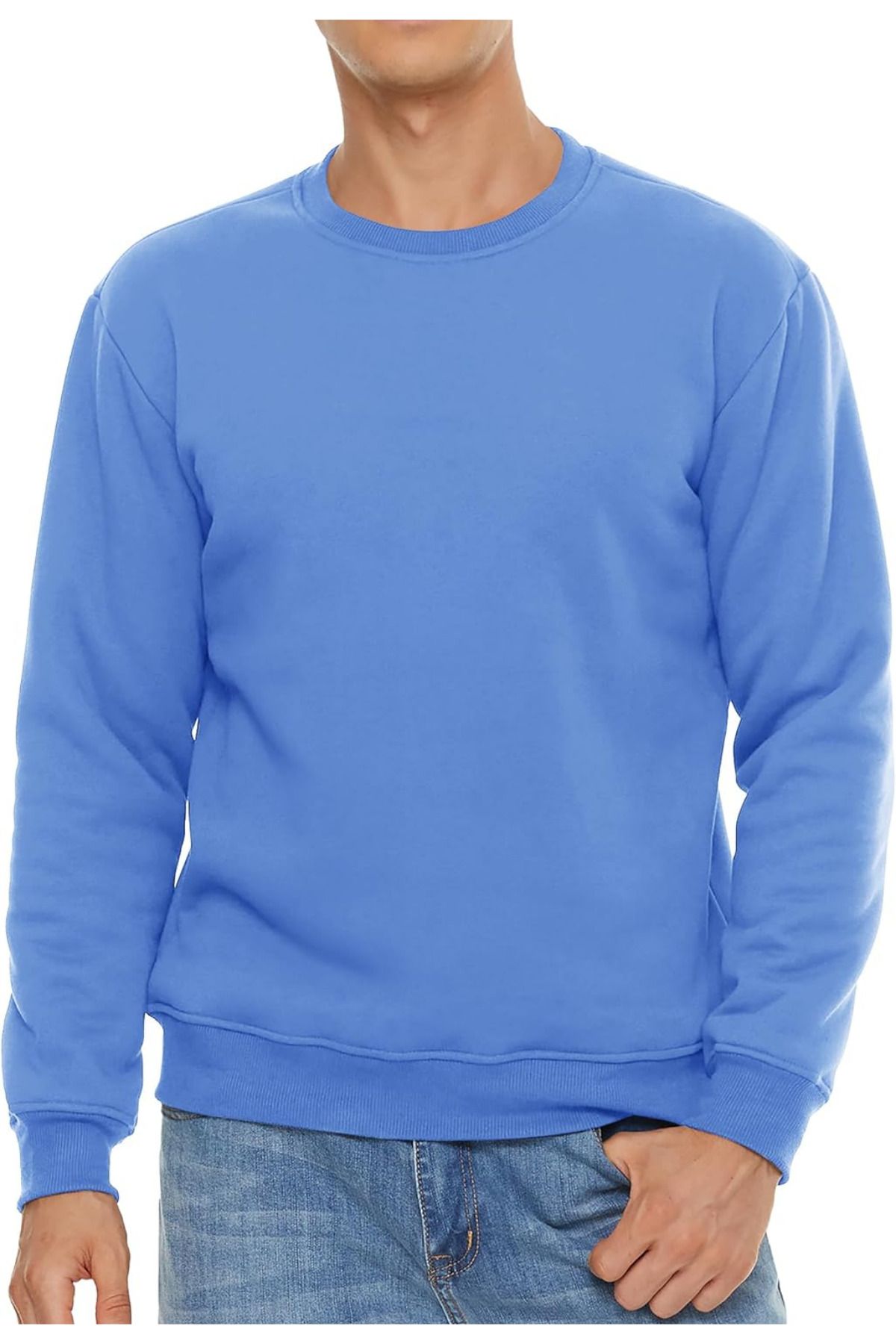 Thermal lined crew neck sweatshirt cheap