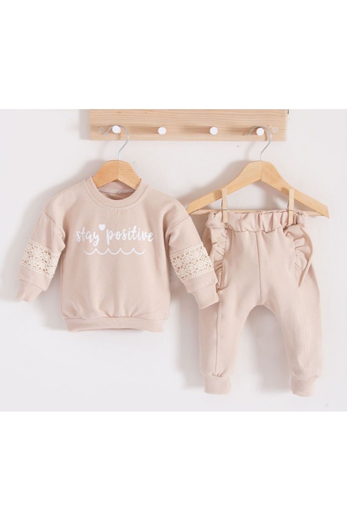 Baby girl top deals and trousers set