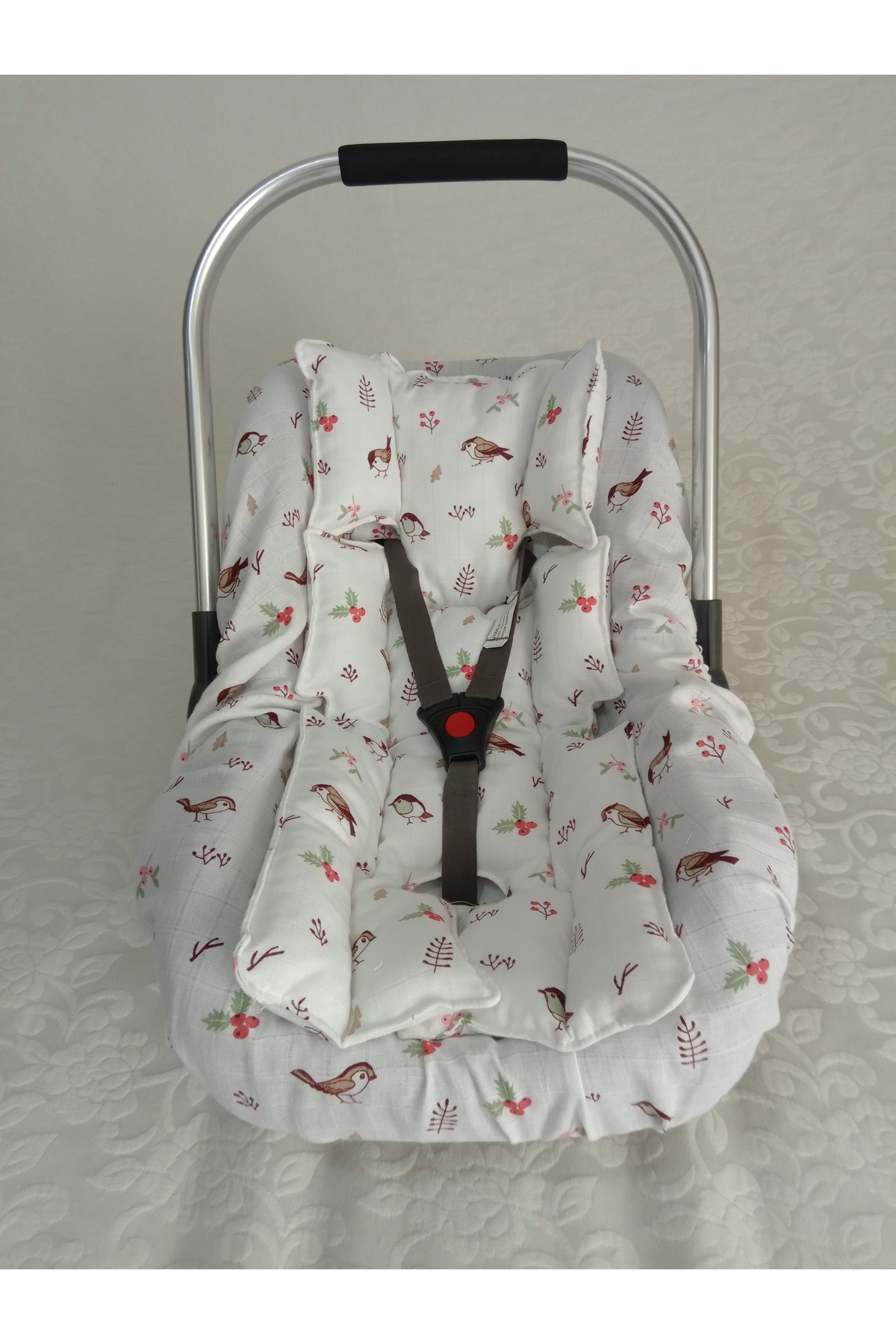 Wenaris Çift Taraflı Puset Örtüsü, Puset Minderi, Puset Çarşafı, 3 Parça fotoğrafı 4 (önizleme)