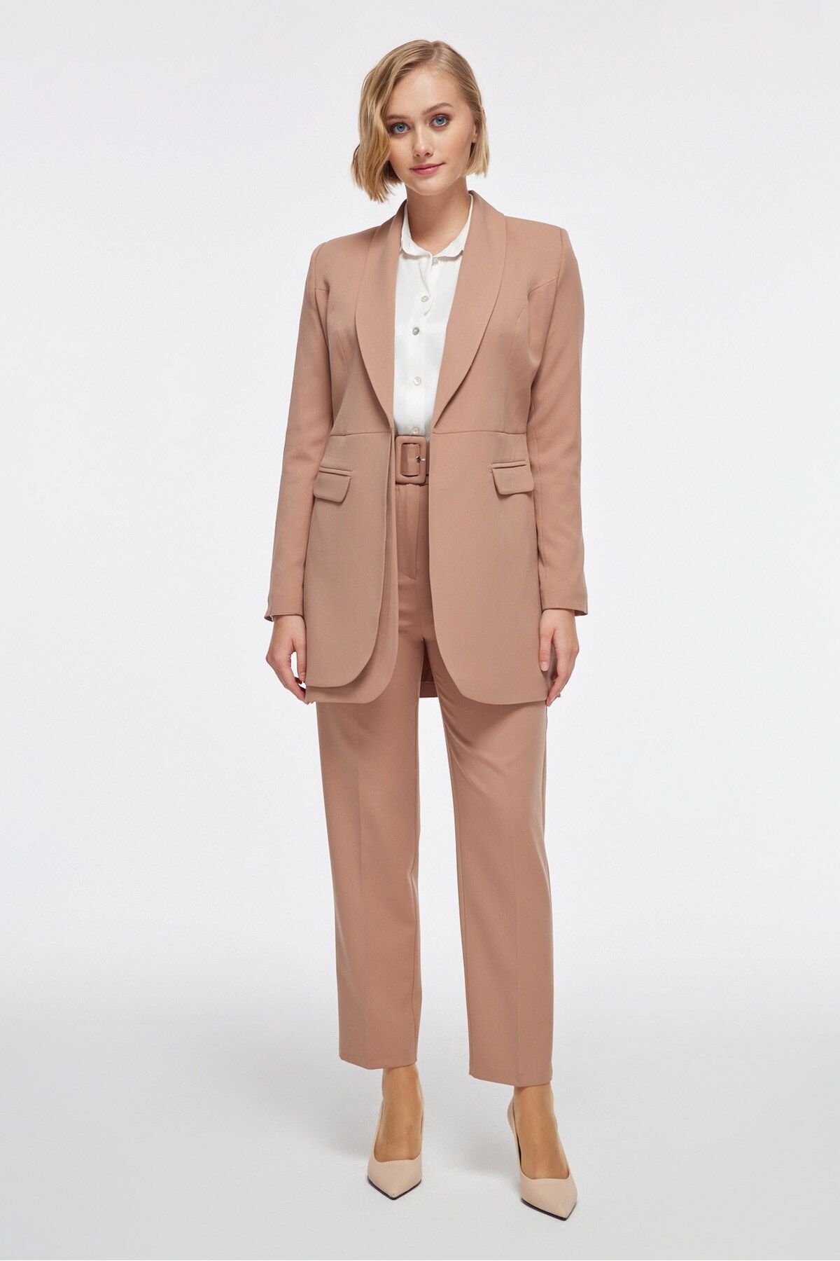 Camel trouser deals suit