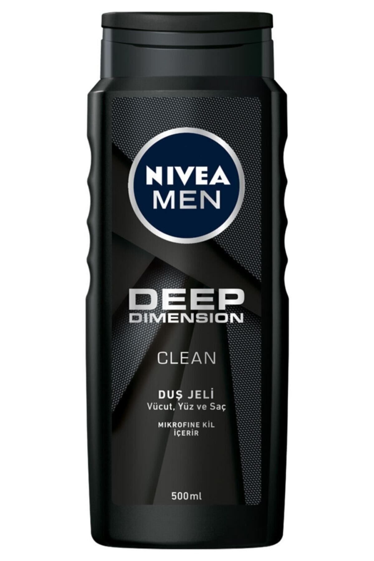 NIVEA ژل حمام مردانه عمیقا تمیز کننده و تازه کننده با بعد عمیق 500 میلی لیتر