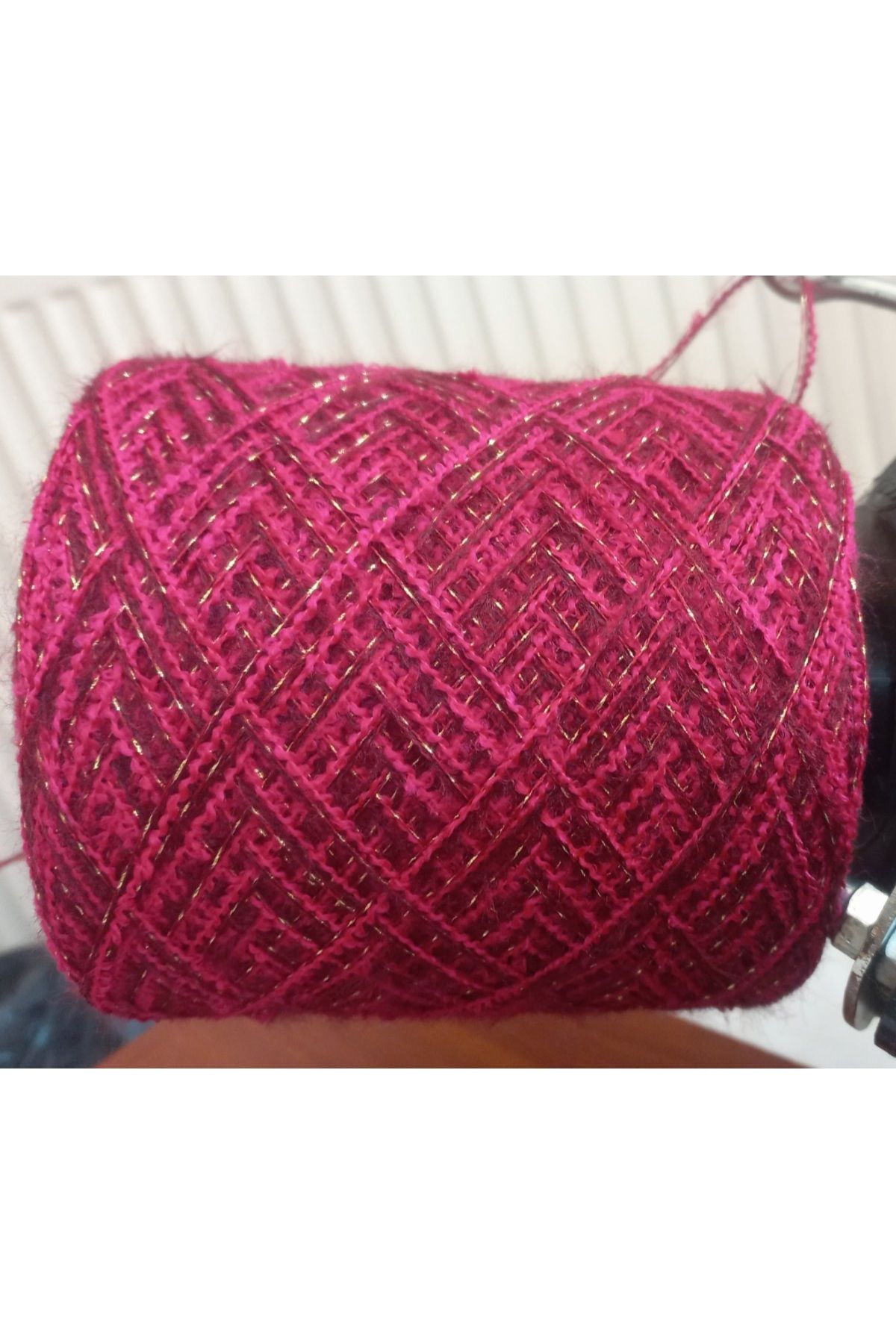 Glitter wool yarn on sale