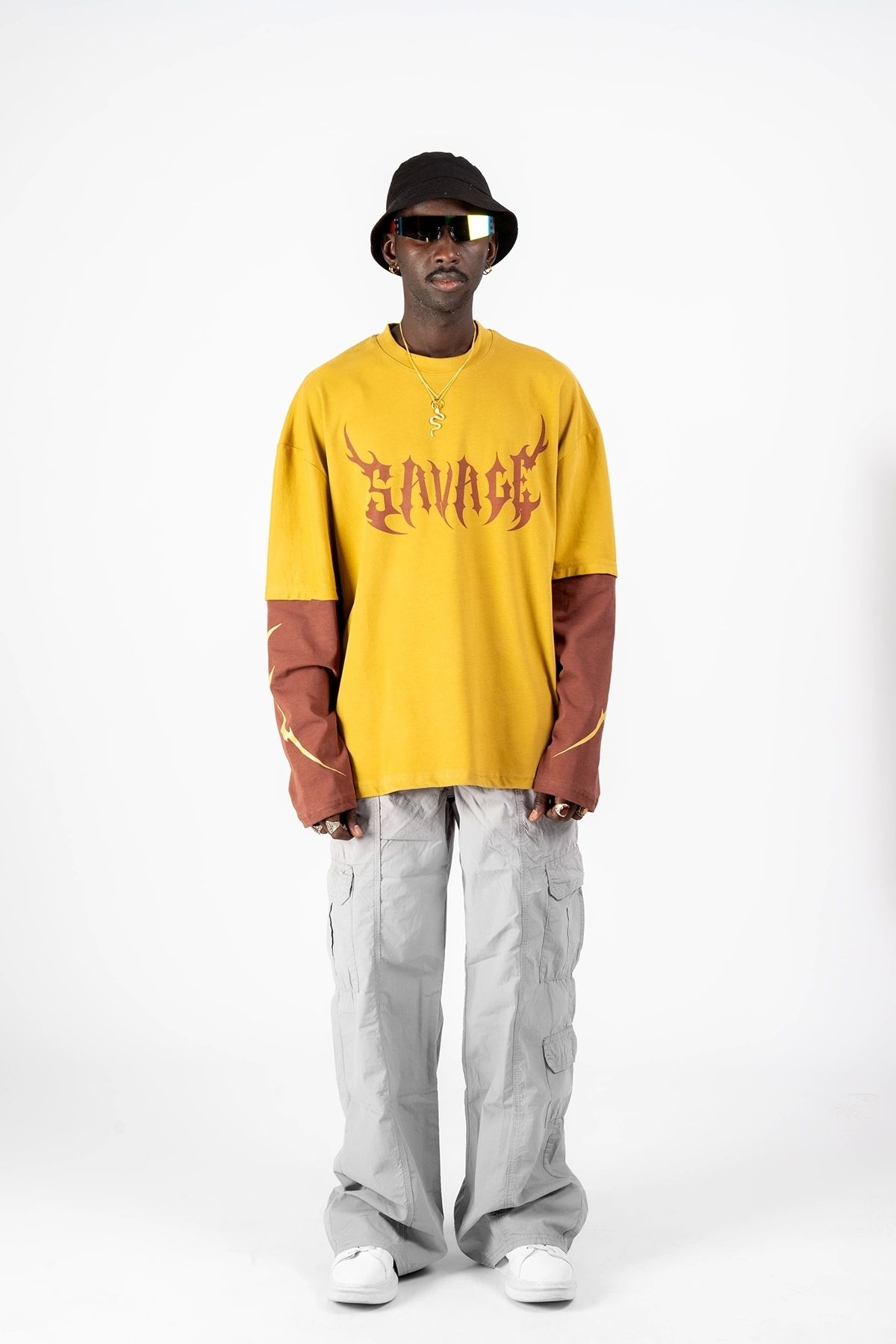 Savage yellow hoodie sale