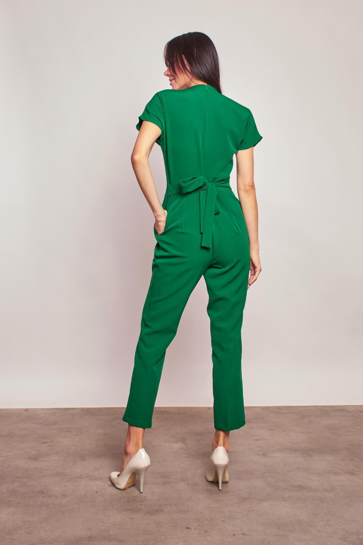 Lace green jumpsuit new arrivals