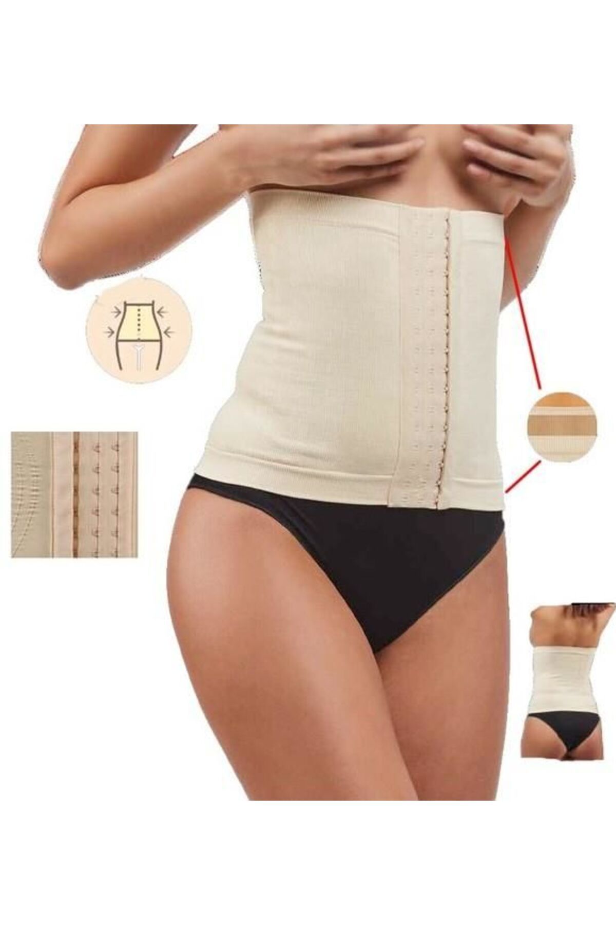 Elite Life-ELITE LİFE 886 K-O9 CORSET DE TALIE CU AGRAFĂ 1