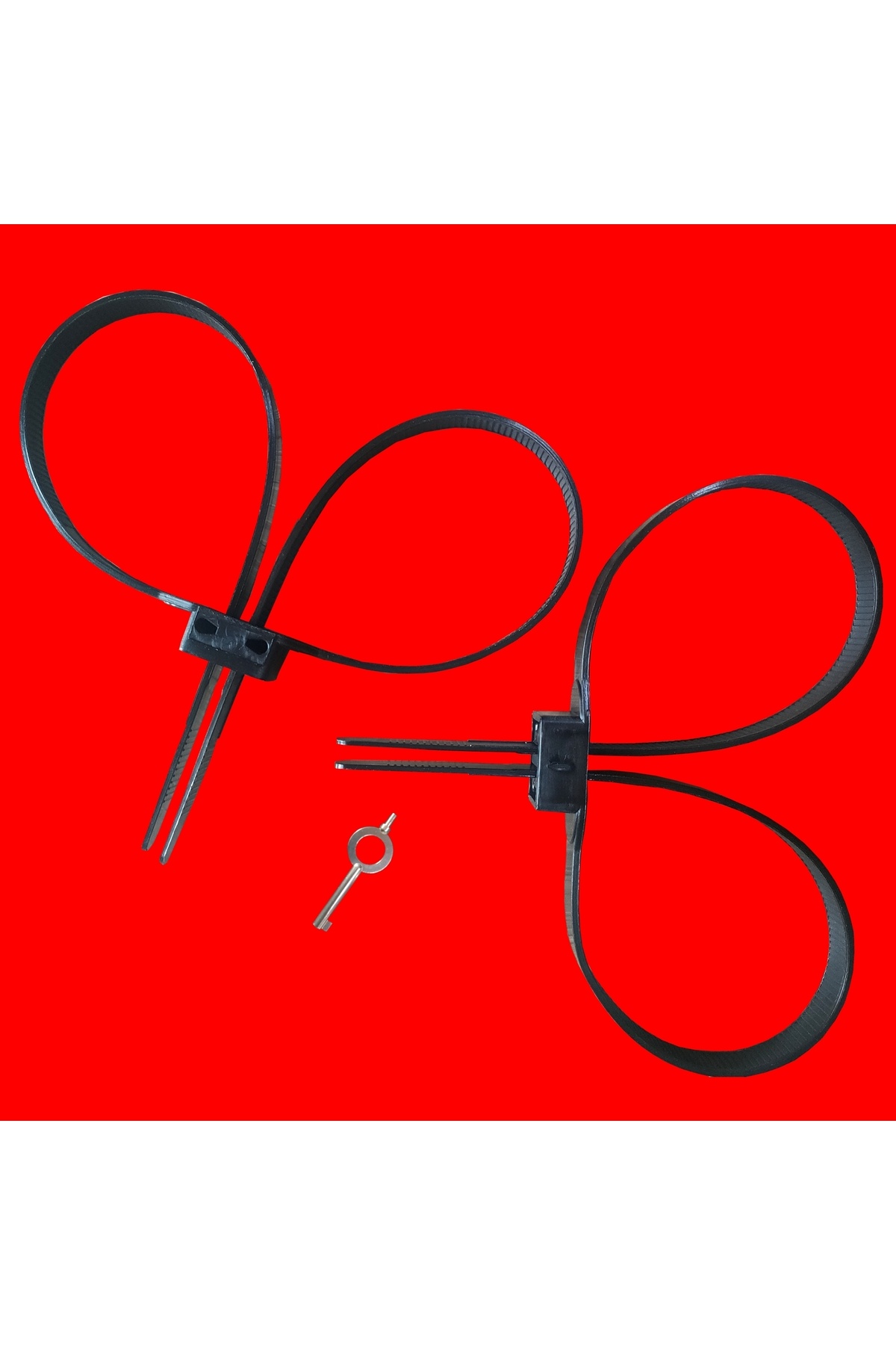 ATS Global Anahtarlı Çift Kol Plastik Kelepçe 12-720 3 Adet