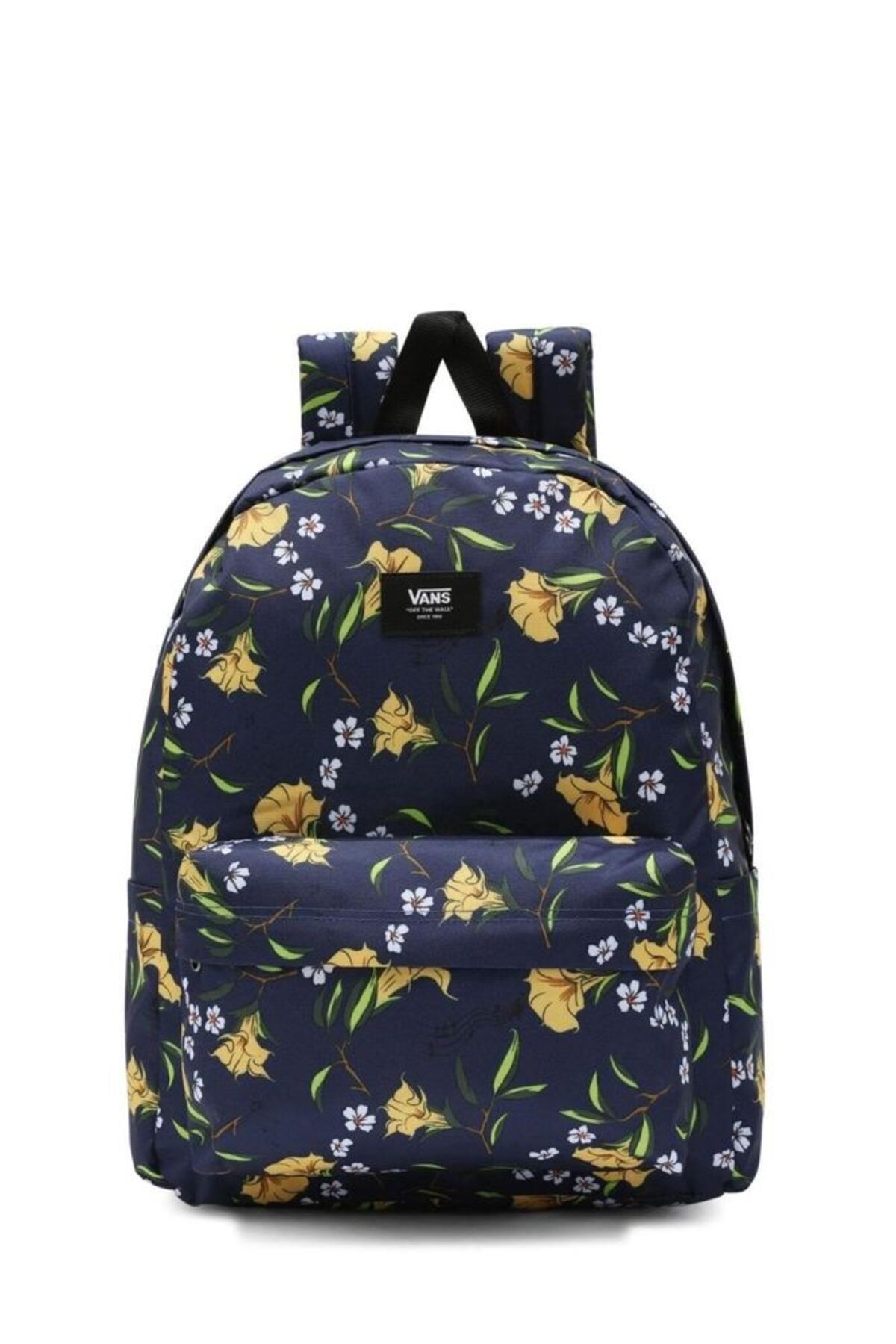 Vans black online floral backpack