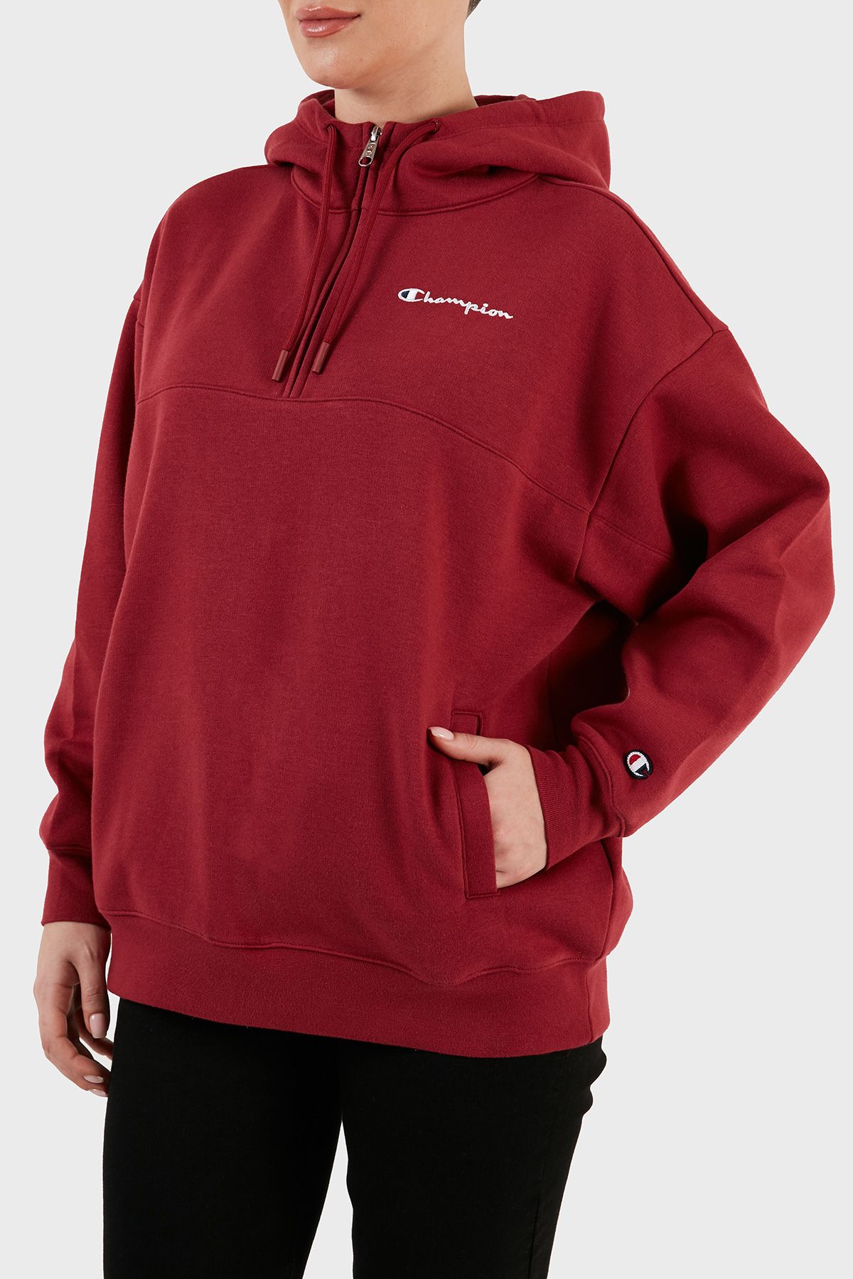 Champion burgundy jacket sales