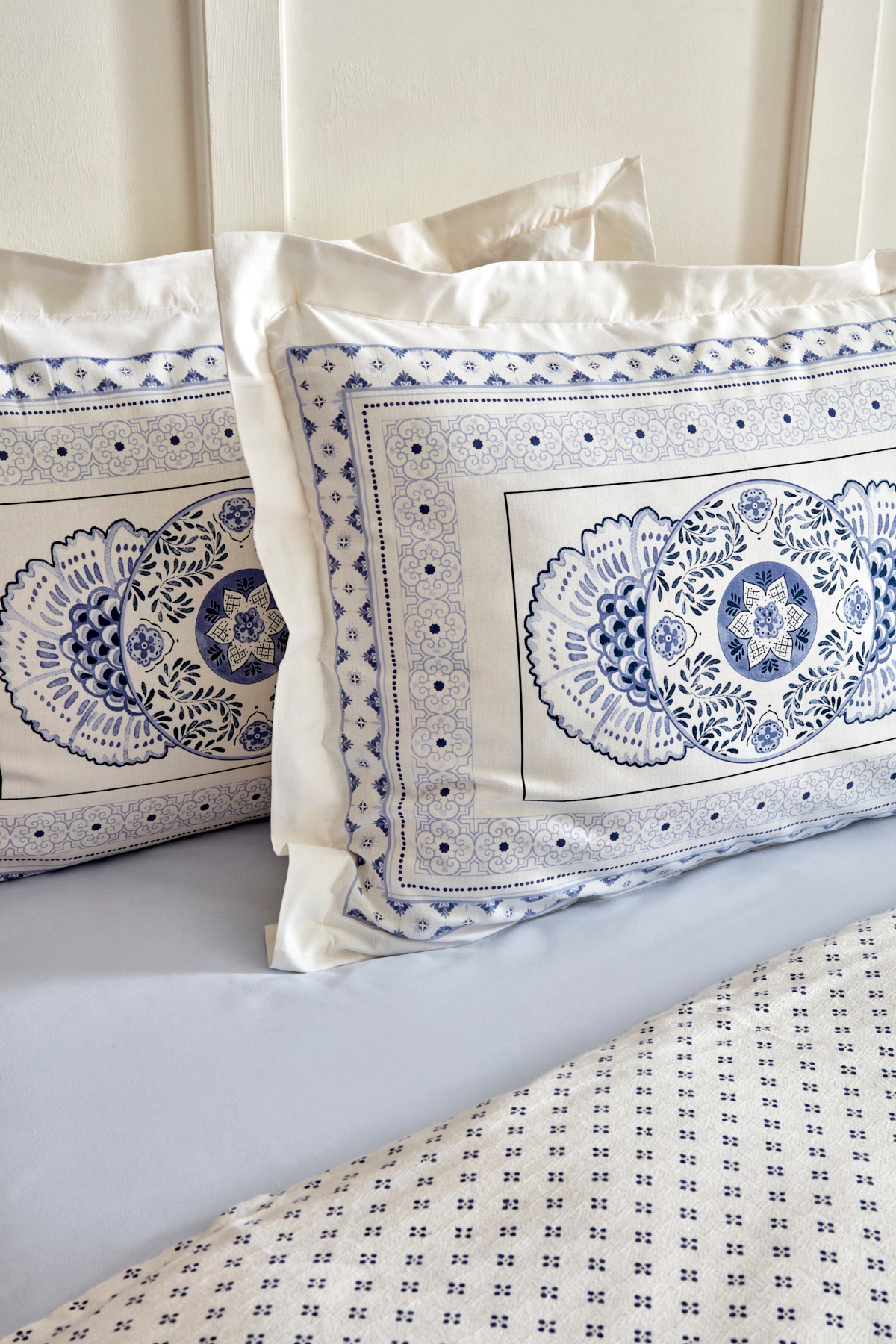 Karaca Home Amar Mavi %100 Pamuk Tek Kişilik Nevresim Takımı fotoğrafı 4 (önizleme)