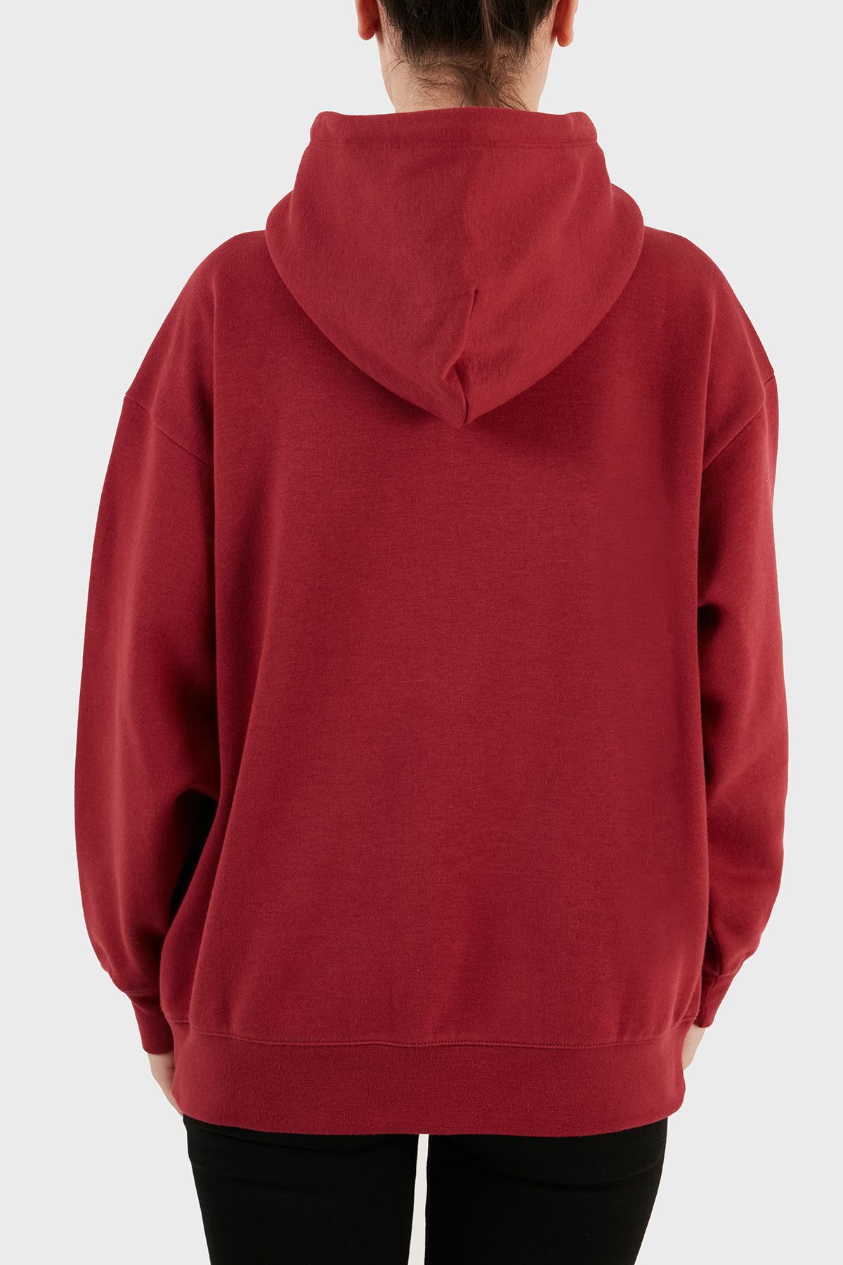 Champion Cotton Oversize Hooded Sweat with Fleece Inside SWEAT
