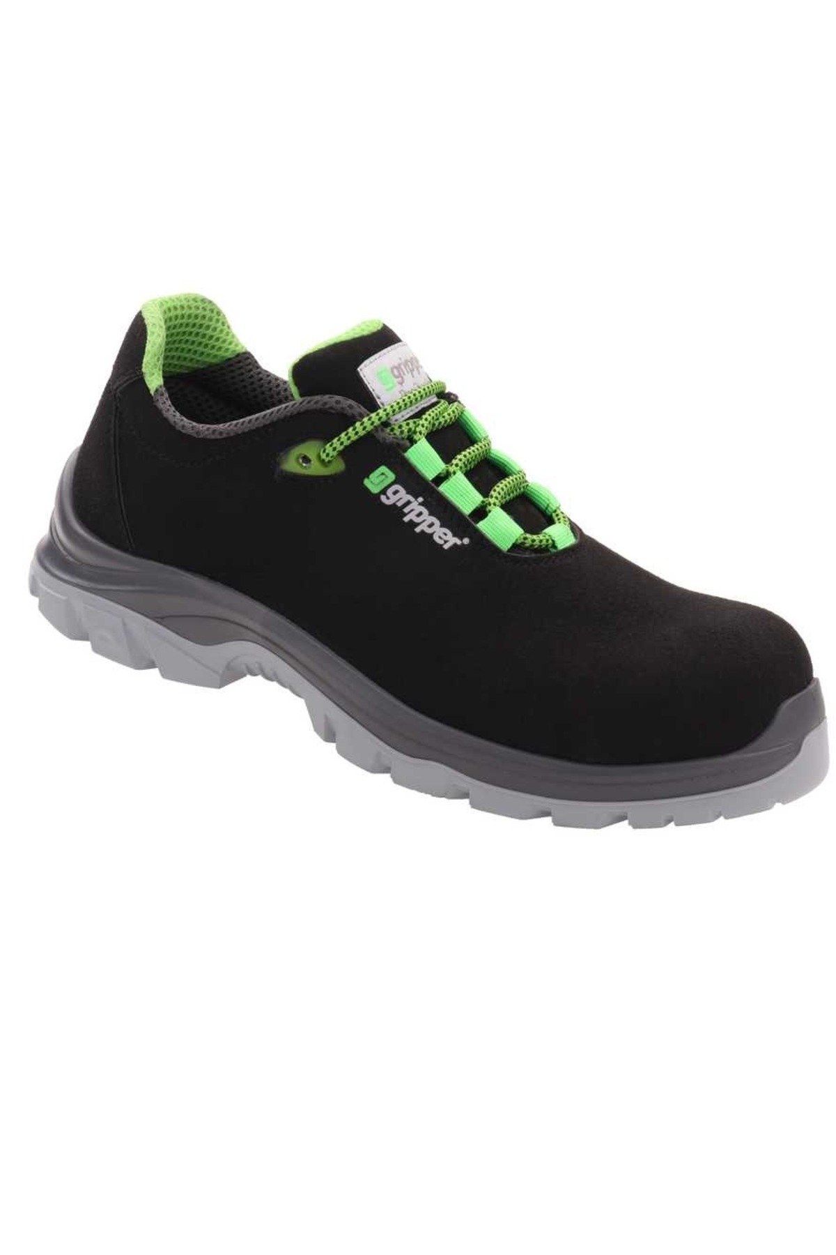 گریپر کفش‌های نبوک میکروفایبر مشکی Gripper GPR-153 S2
