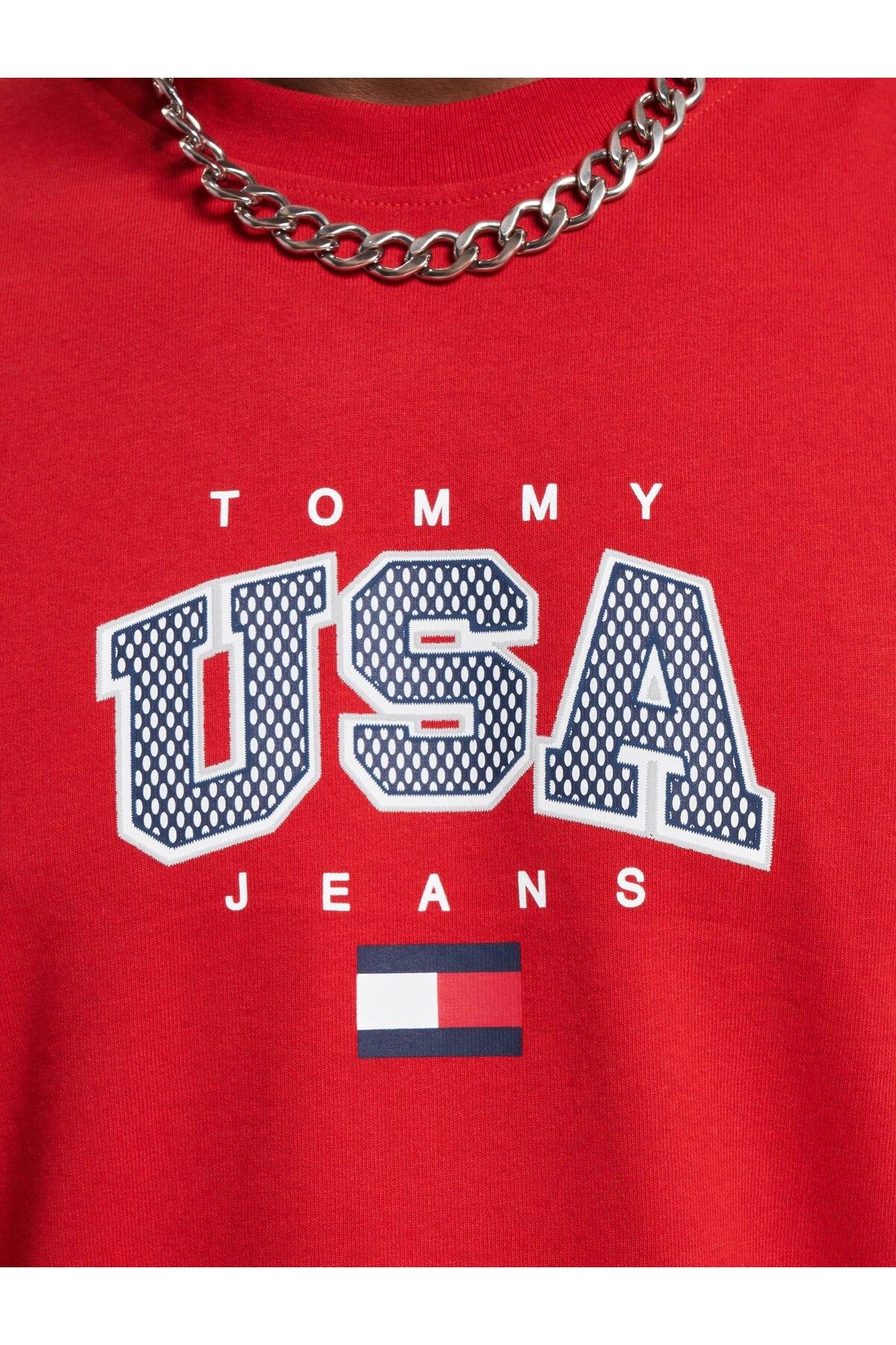 Tommy Hilfiger-Herren Tommy Jeans Clsc Modern Sport Usa T-Shirt 6
