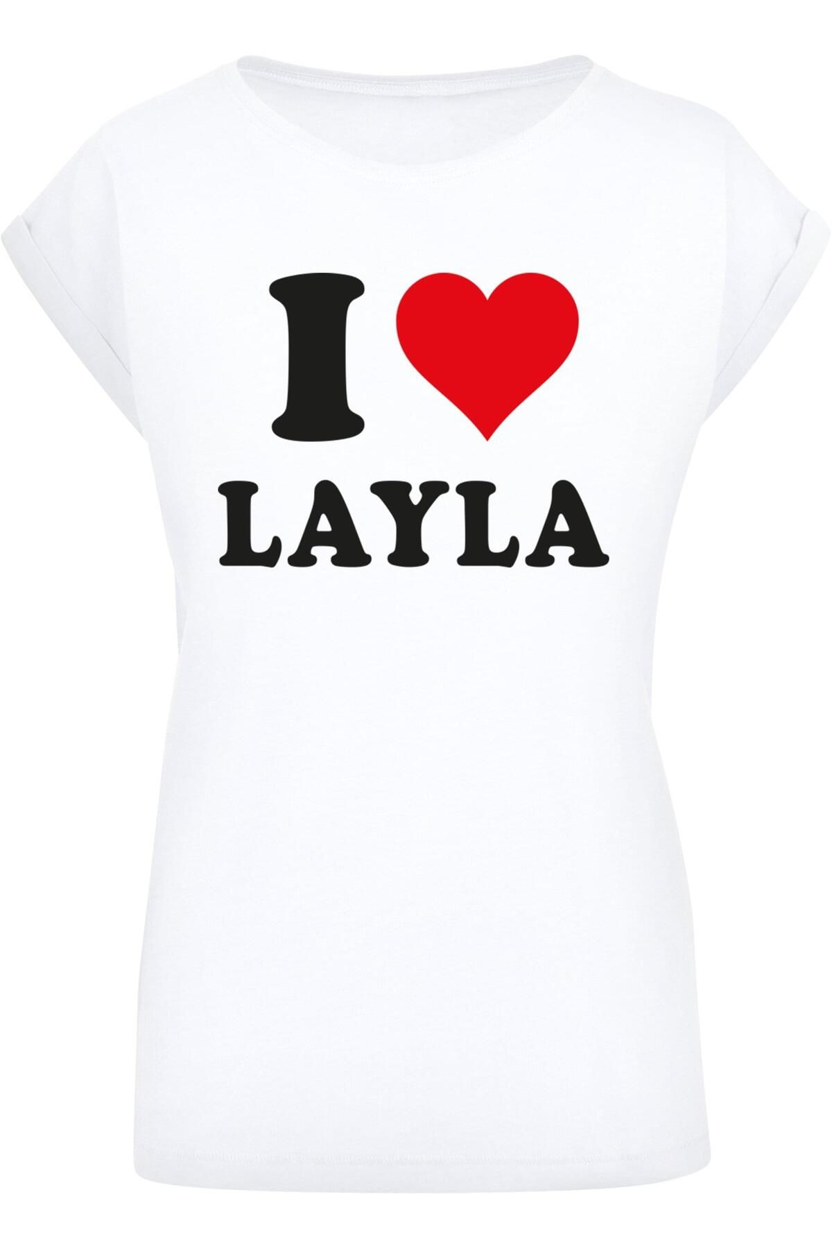 Layla Damen - Ladies I Merchcode T-Shirt Trendyol Love