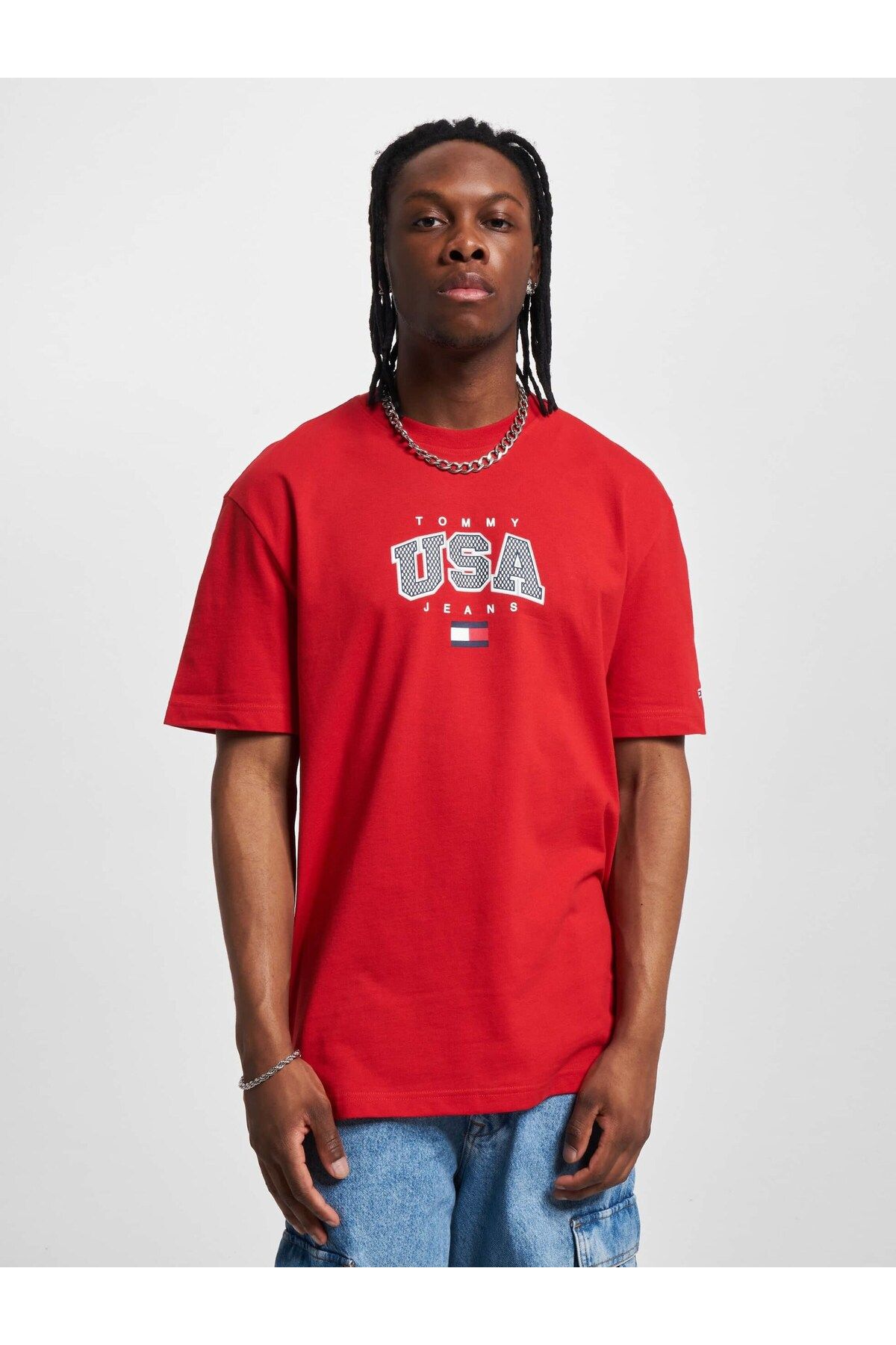 Tommy Hilfiger-Herren Tommy Jeans Clsc Modern Sport Usa T-Shirt 5