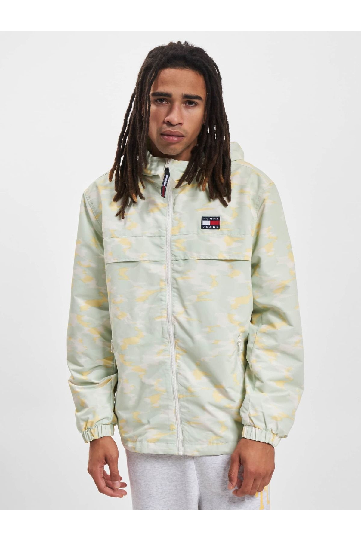 Tommy Hilfiger Jacket Green Regular fit Trendyol