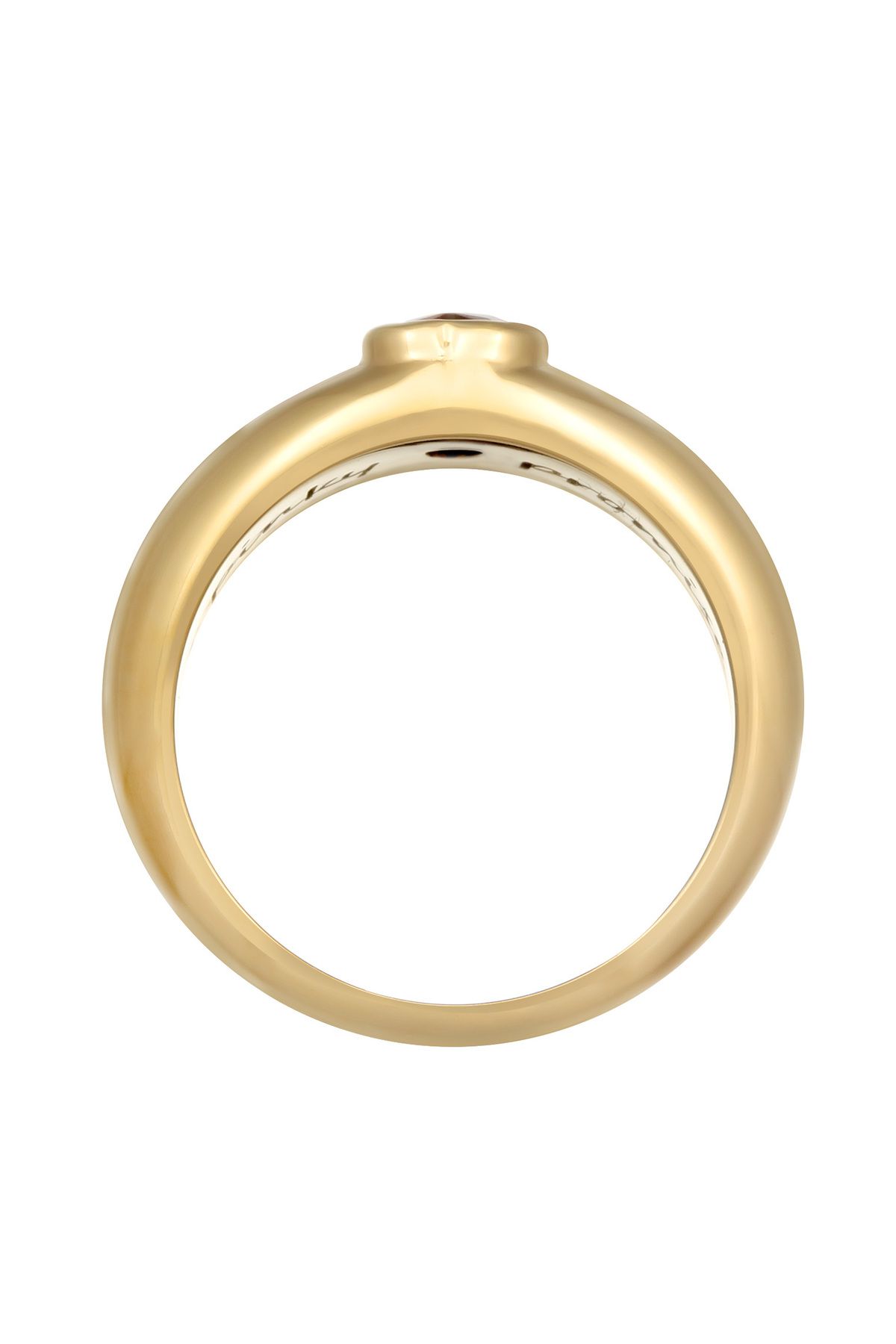 ELLI-Zirkonia-Herz-Bandring – Vergoldet Liebe-Ring aus 925er Silber 3
